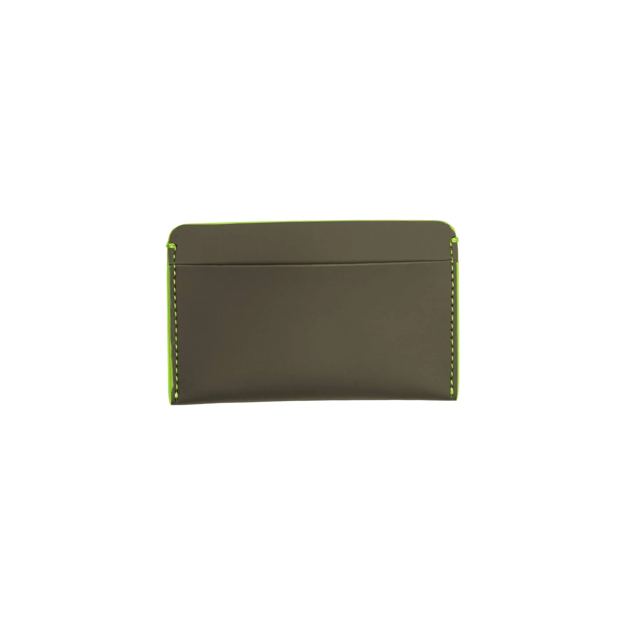 Cardholder / Dark Olive - Neon Green - Image 4