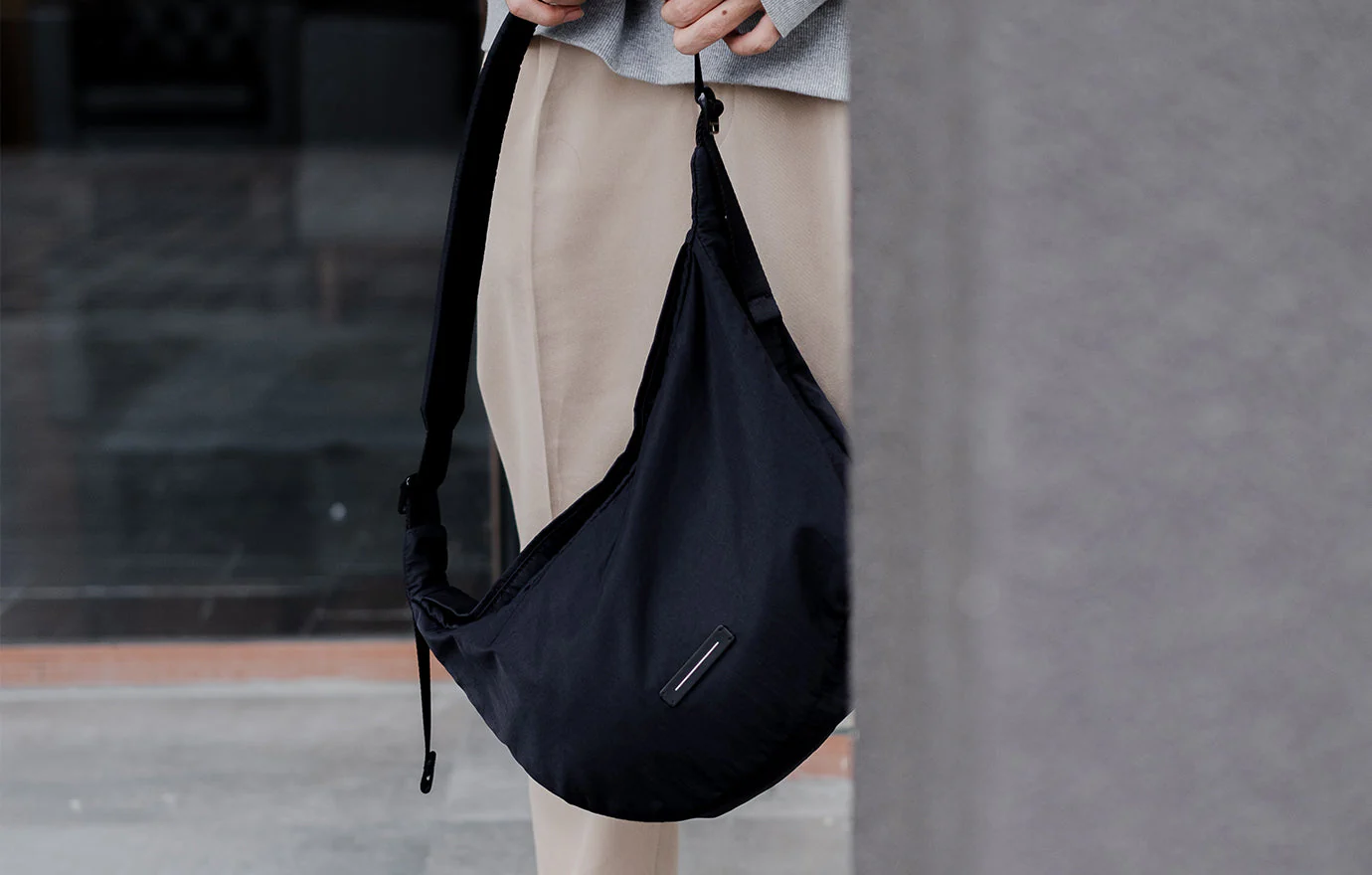 Chiado Cross-Body / Sand Rose / Recycled Nylon - Image 8