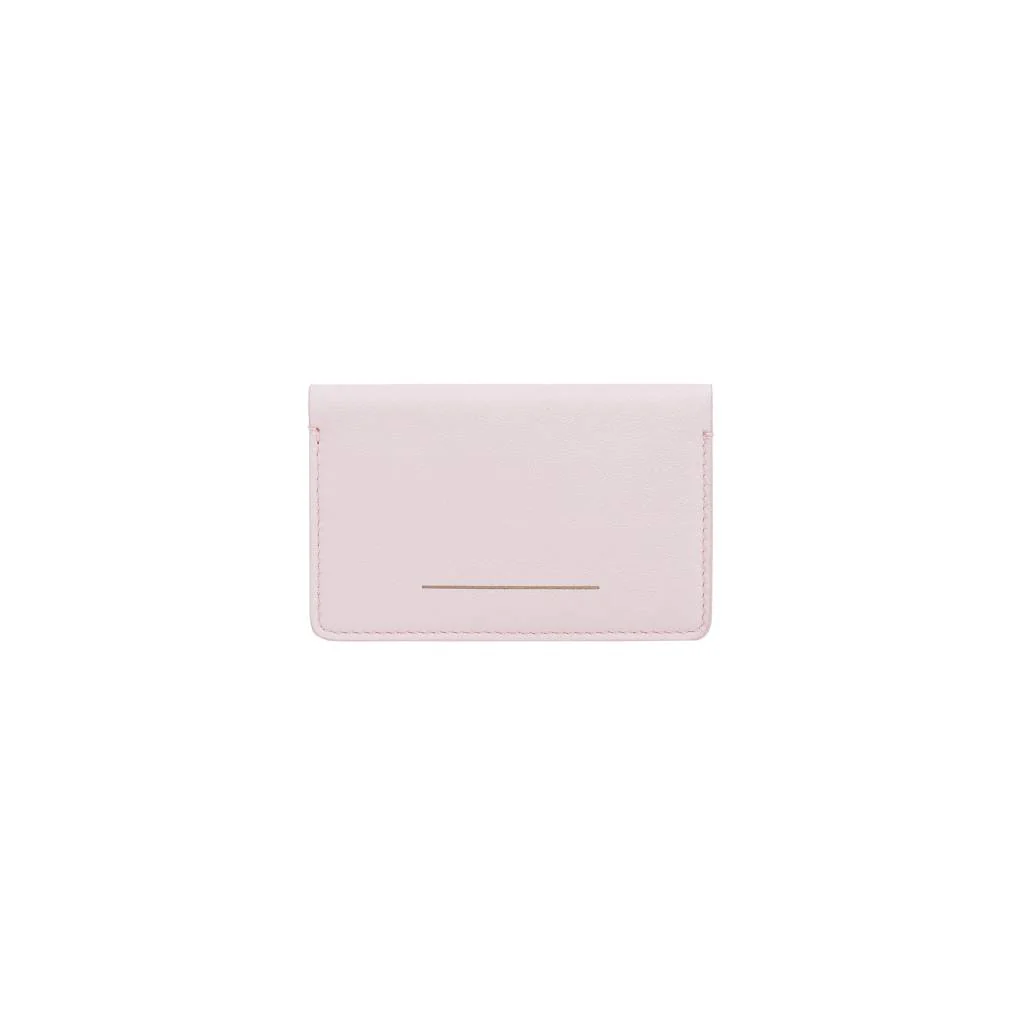 Double Card Holder / Pale Rose / Nappa Leather