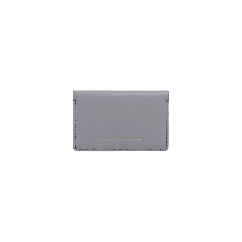 Double Card Holder / Quartz Grey / Nappa Leather