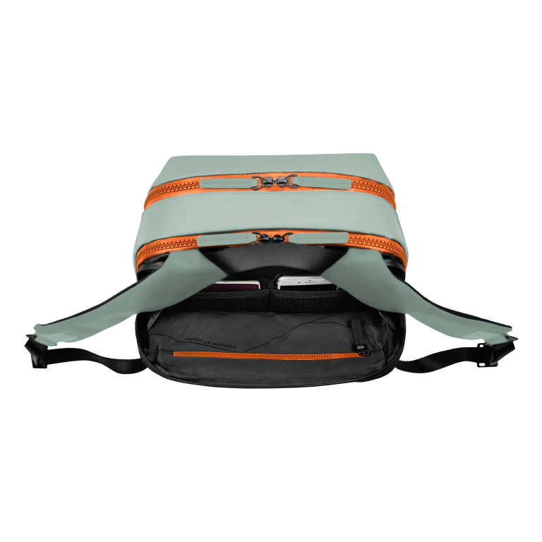 Gion Backpack Sport / Marine Green - Neon Orange / Vegan Hi-Core / Size S - Image 6