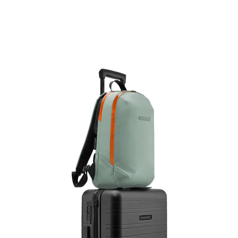 Gion Backpack Sport / Marine Green - Neon Orange / Vegan Hi-Core / Size S - Image 7