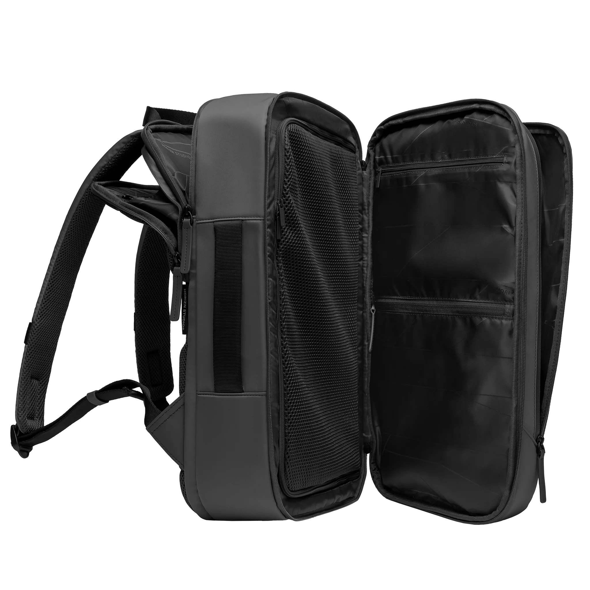 Gion Backpack Travel / All Black / Recycled Nylon - Image 5