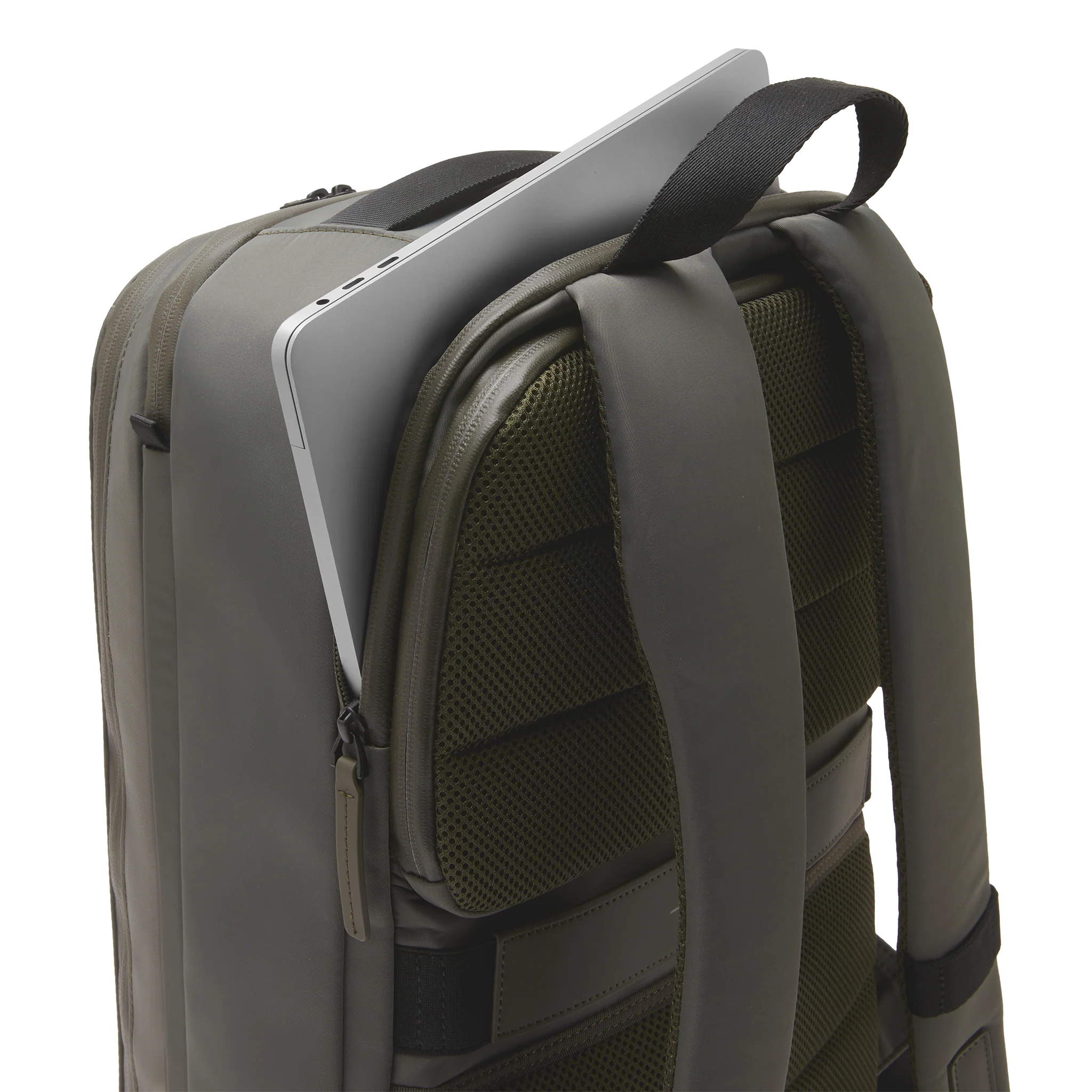 Gion Backpack Travel / Dark Olive / Recycled Nylon - Image 8