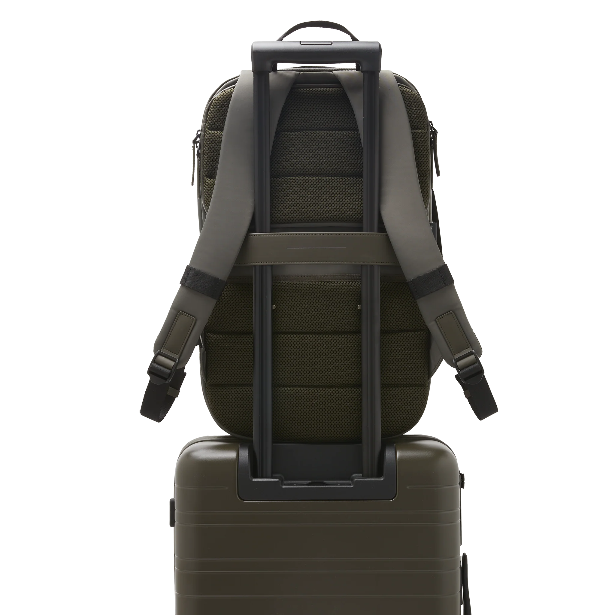 Gion Backpack Travel / Dark Olive / Recycled Nylon - Image 9