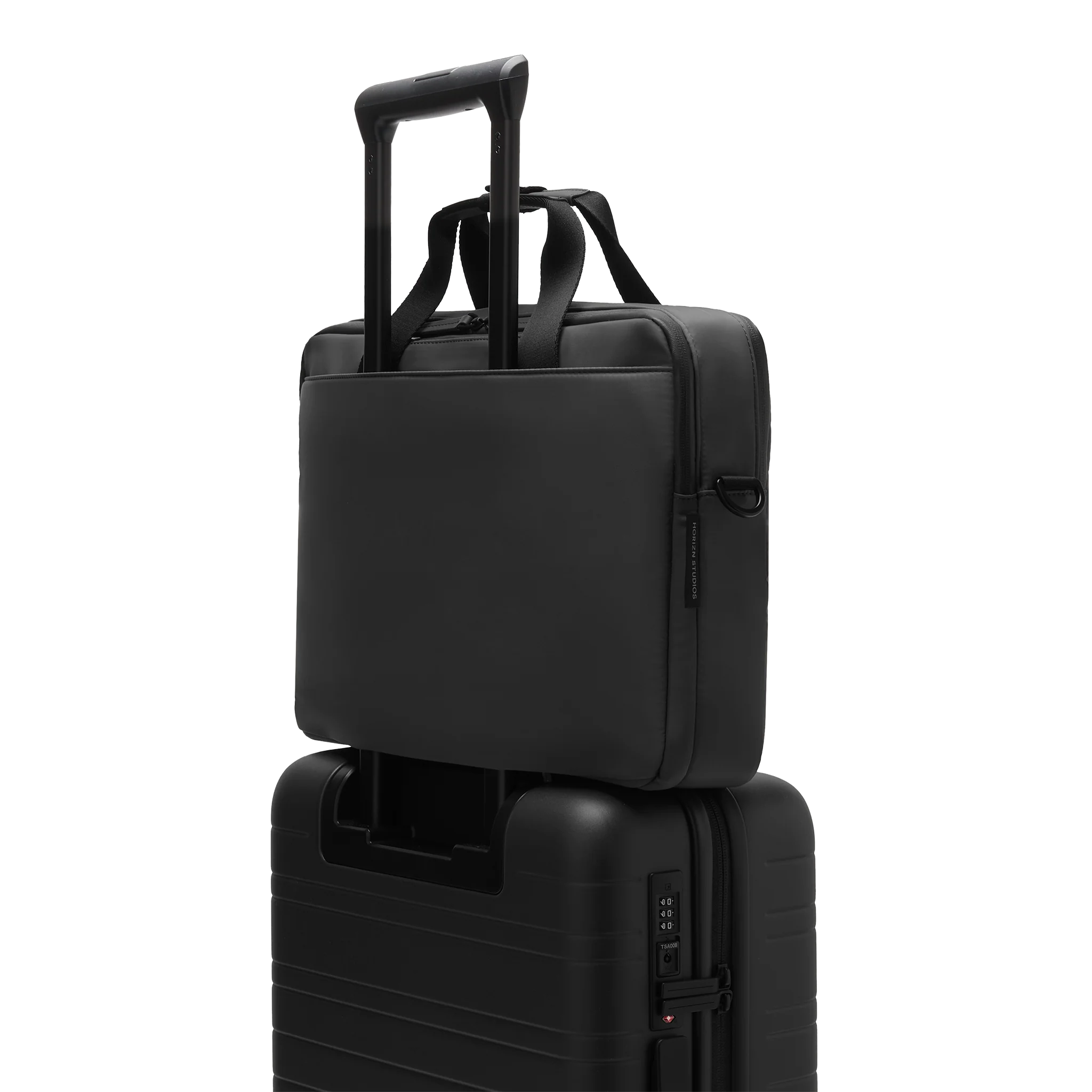 Gion Briefcase / All Black / Recycled Nylon - Image 12