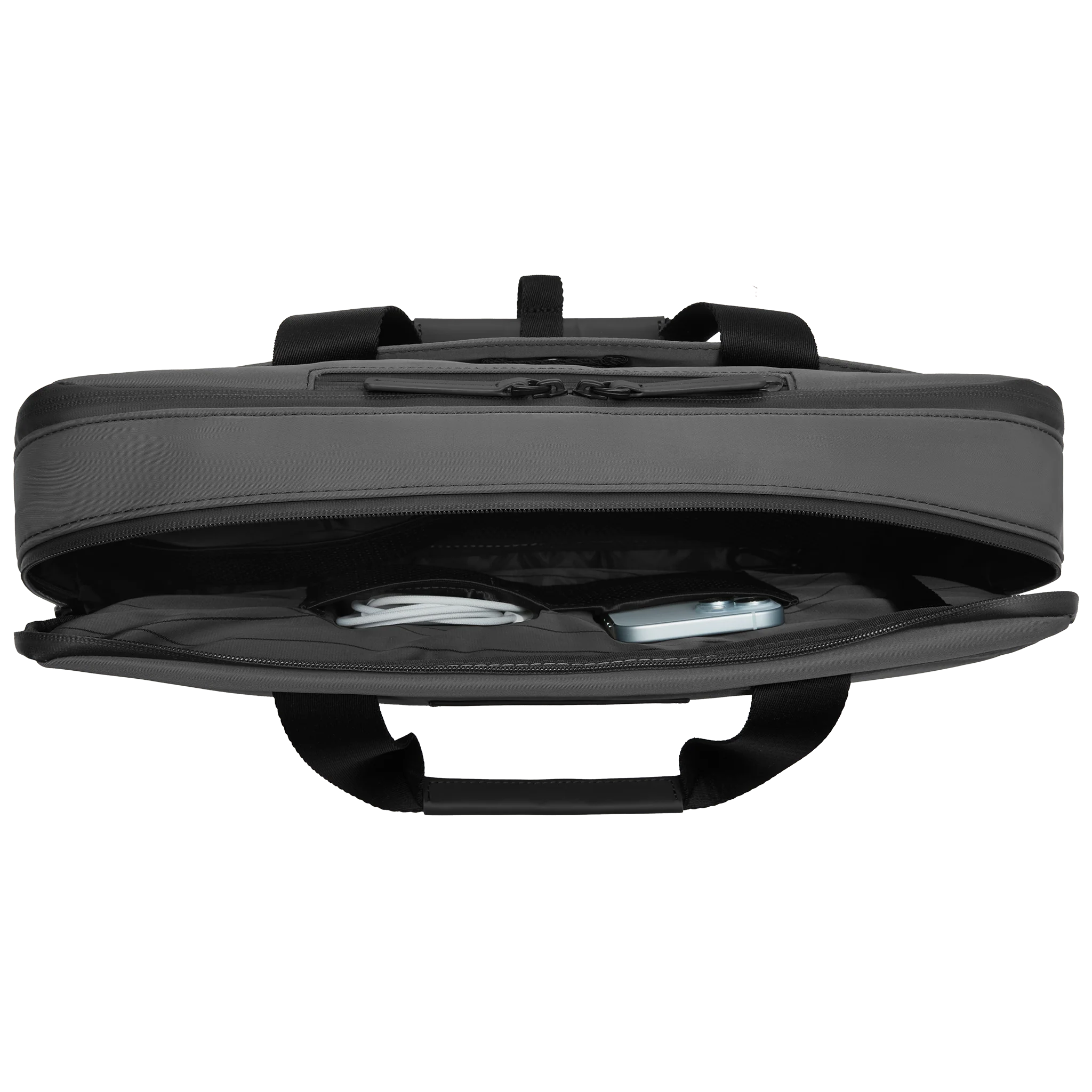 Gion Briefcase / All Black / Recycled Nylon - Image 8