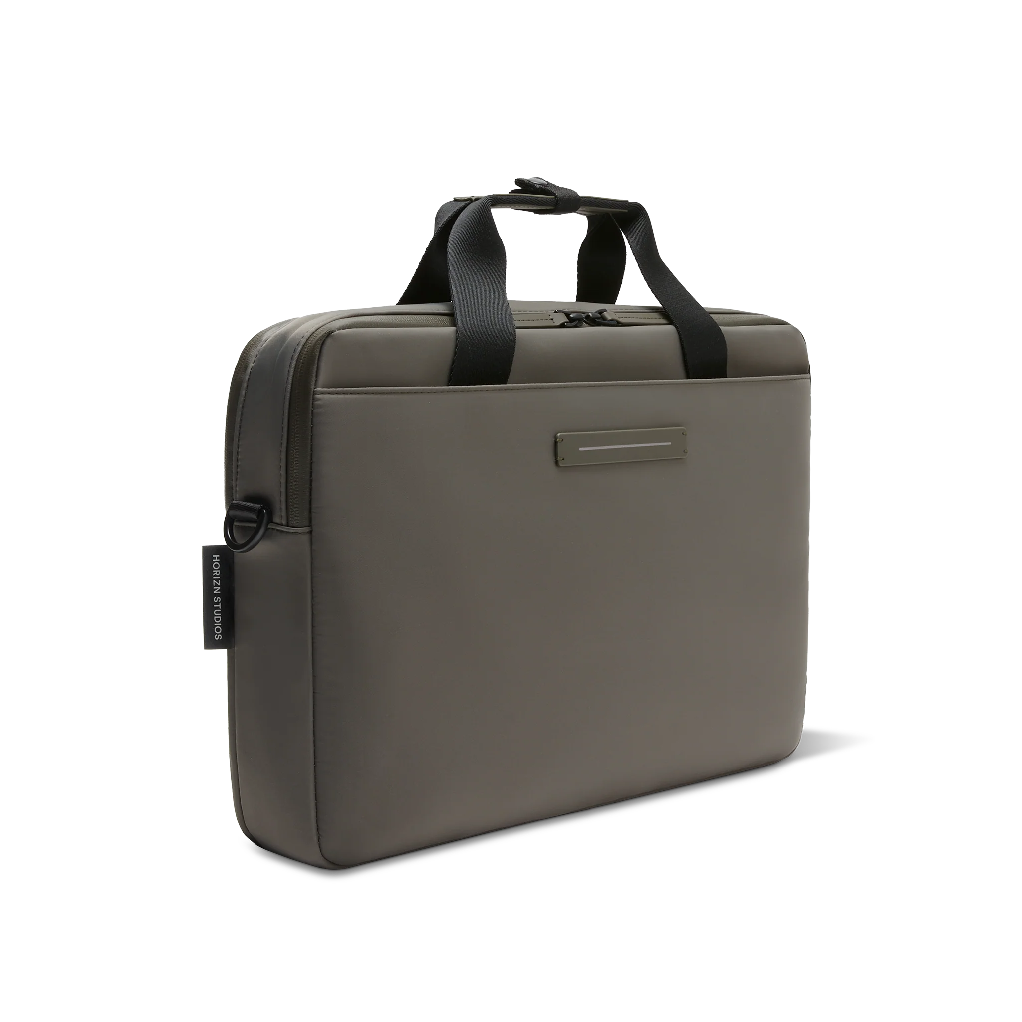 Gion Briefcase / Dark Olive / Recycled Nylon - Image 4