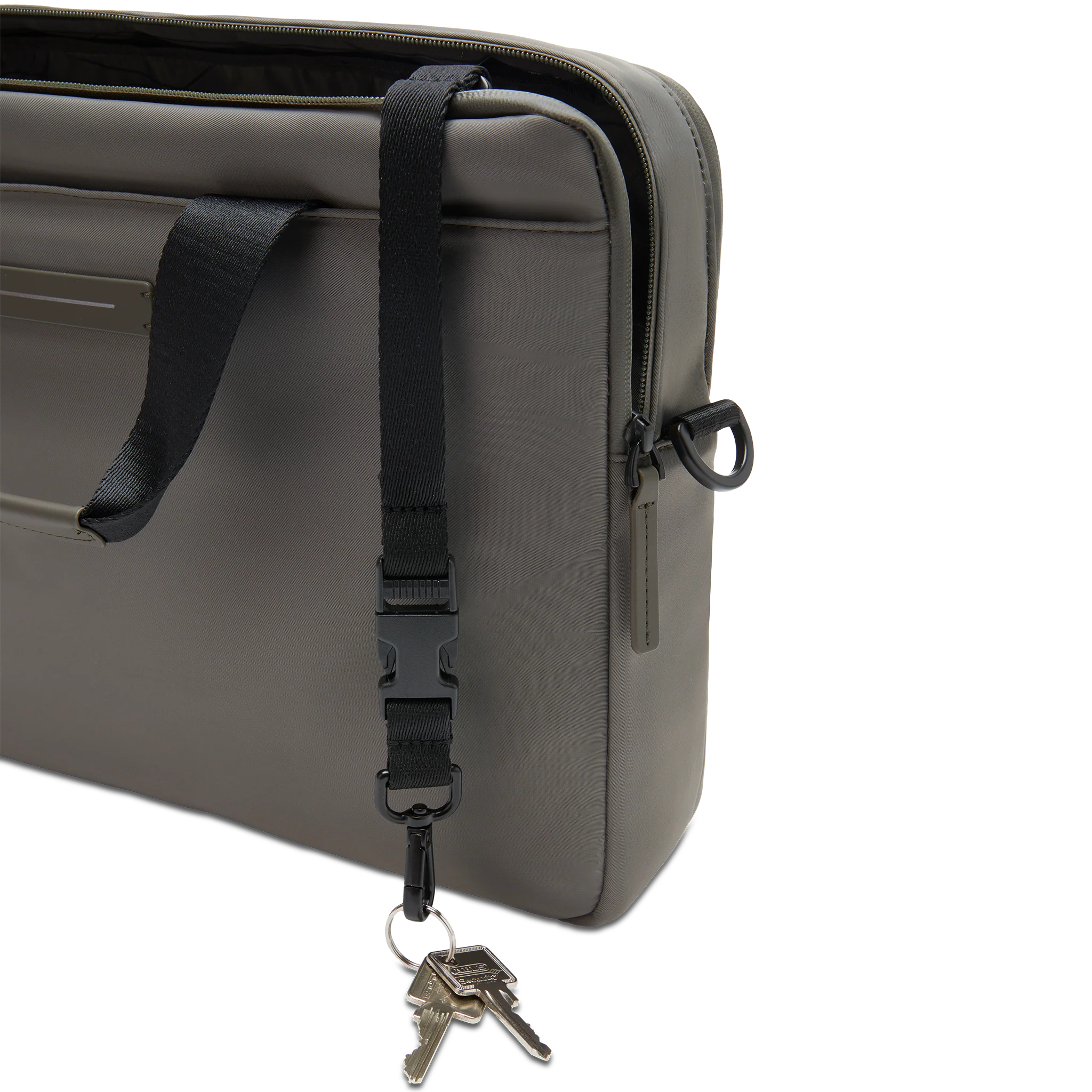 Gion Briefcase / Dark Olive / Recycled Nylon - Image 5