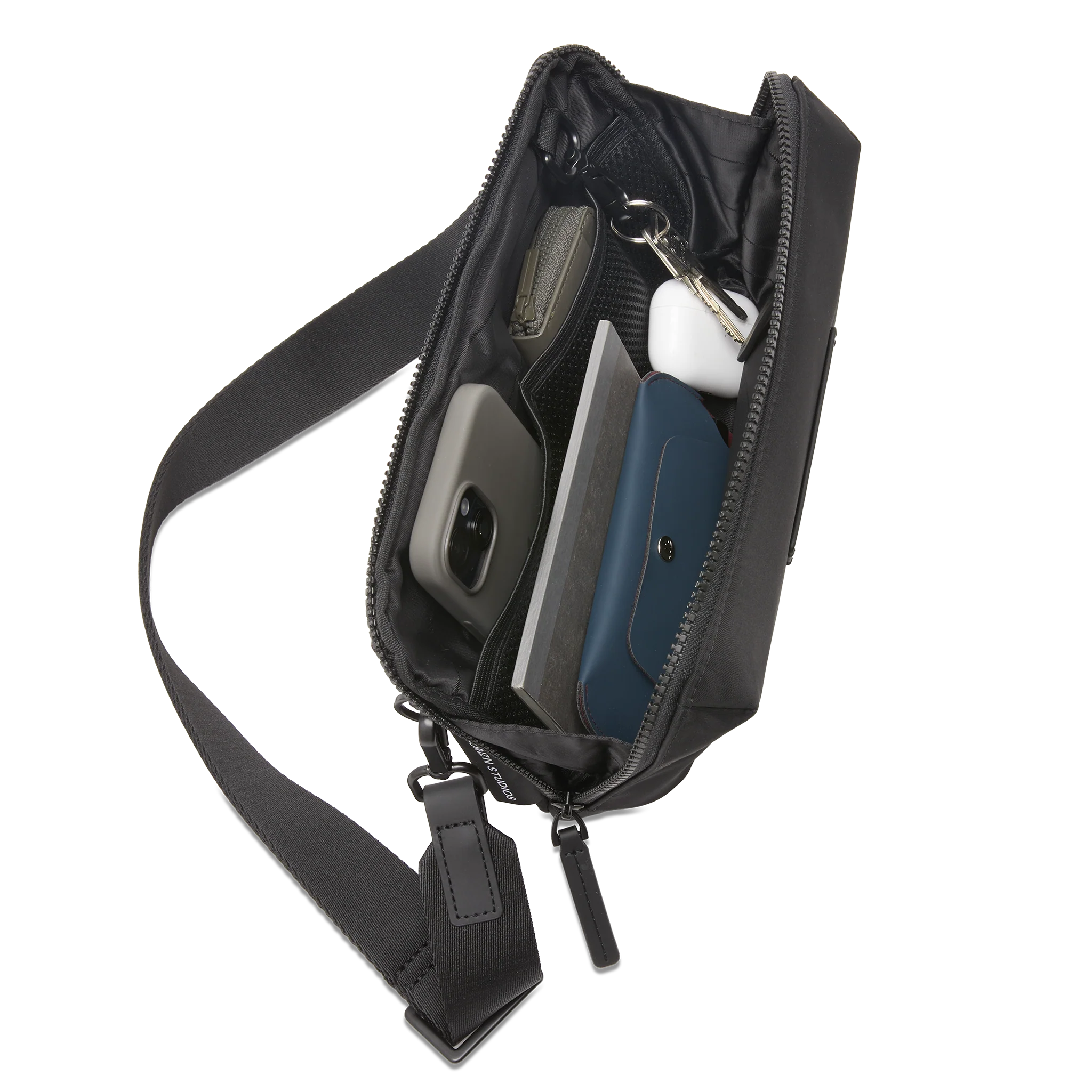 Gion Shoulder Bag / All Black / Recycled Nylon - Image 4