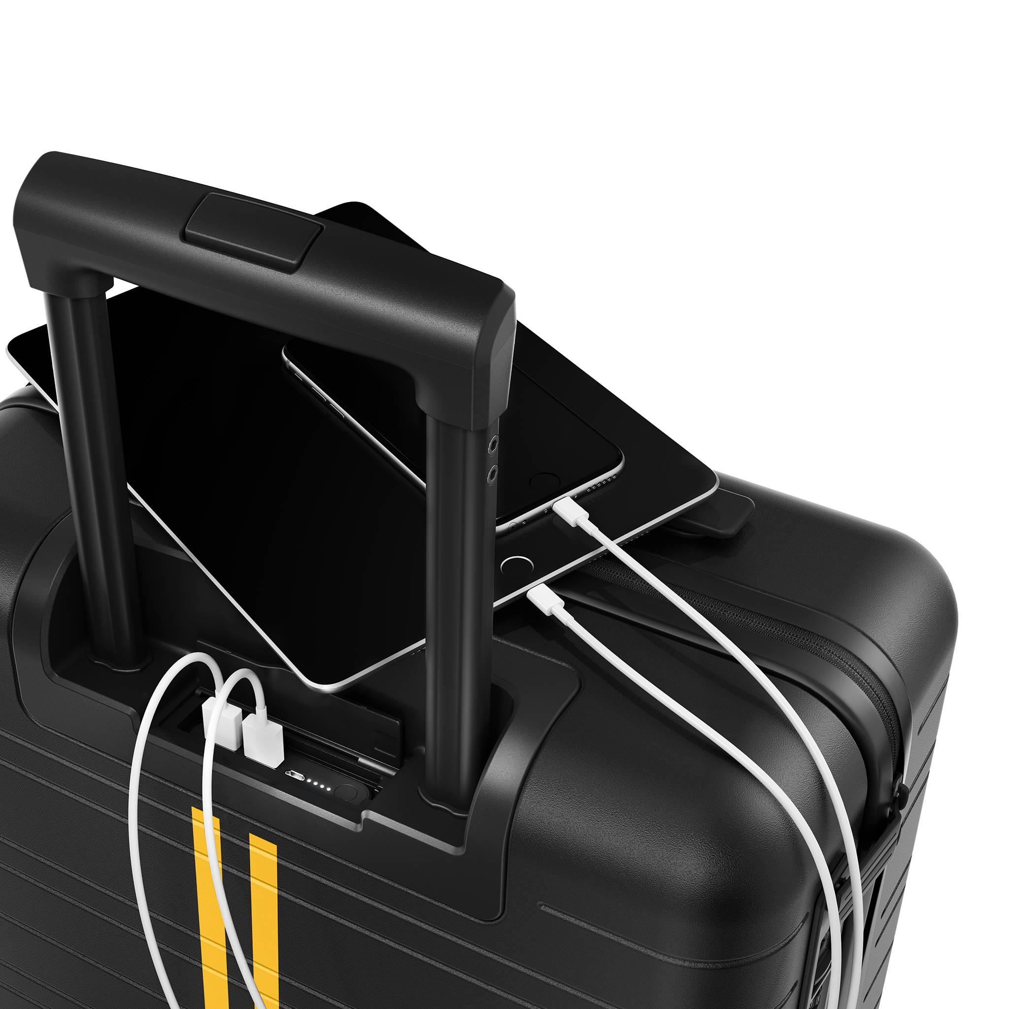 H5 Lagos Edition / Black / Lagos Yellow / Hard Shell / Cabin Size - Image 6