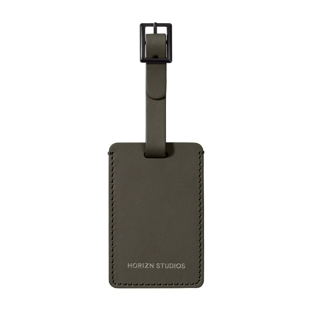 Luggage Tag / Dark Olive / Hi-Core