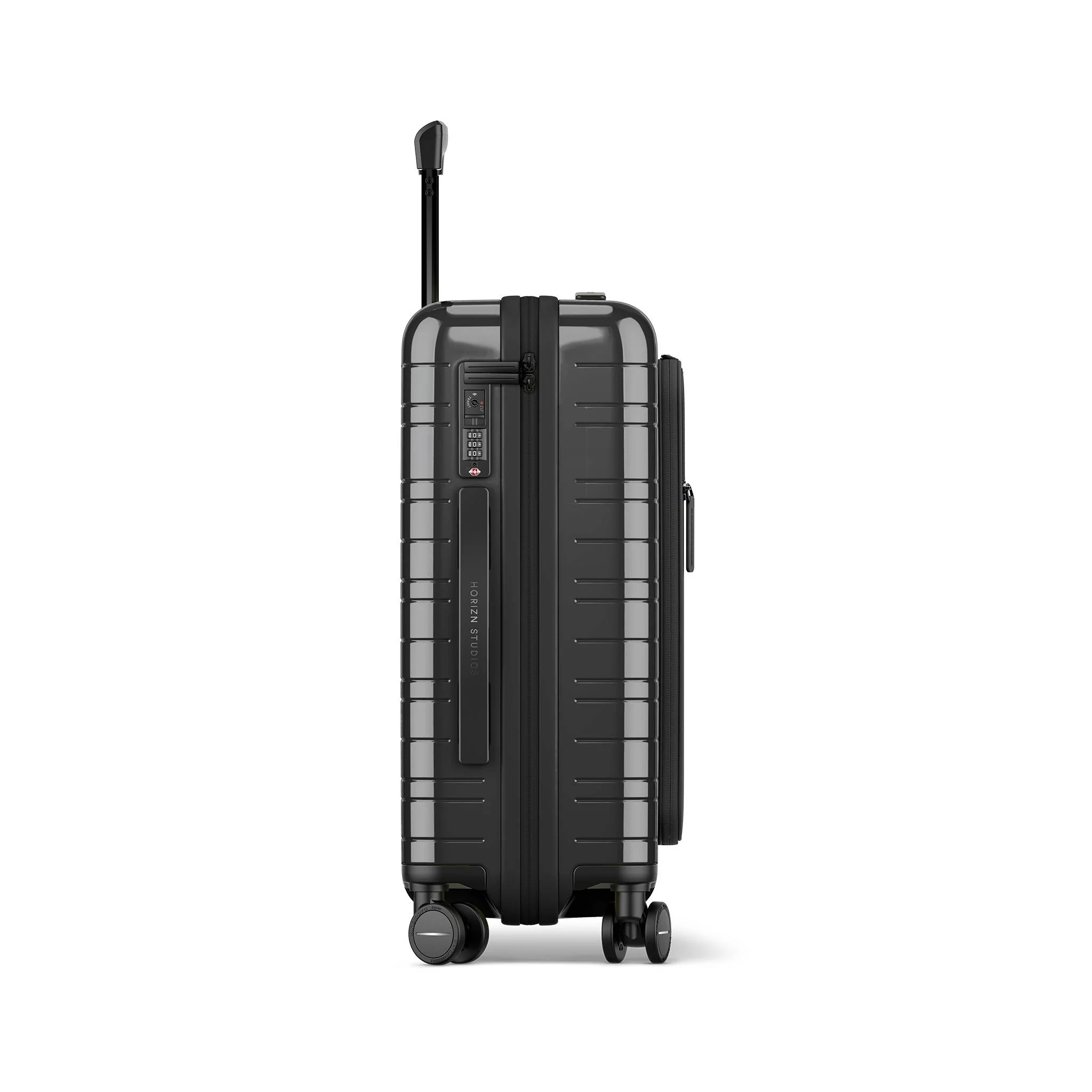 M5 / Glossy All Black / Premium Multi Shell / Cabin Size with Front Pocket / Essential - Image 3