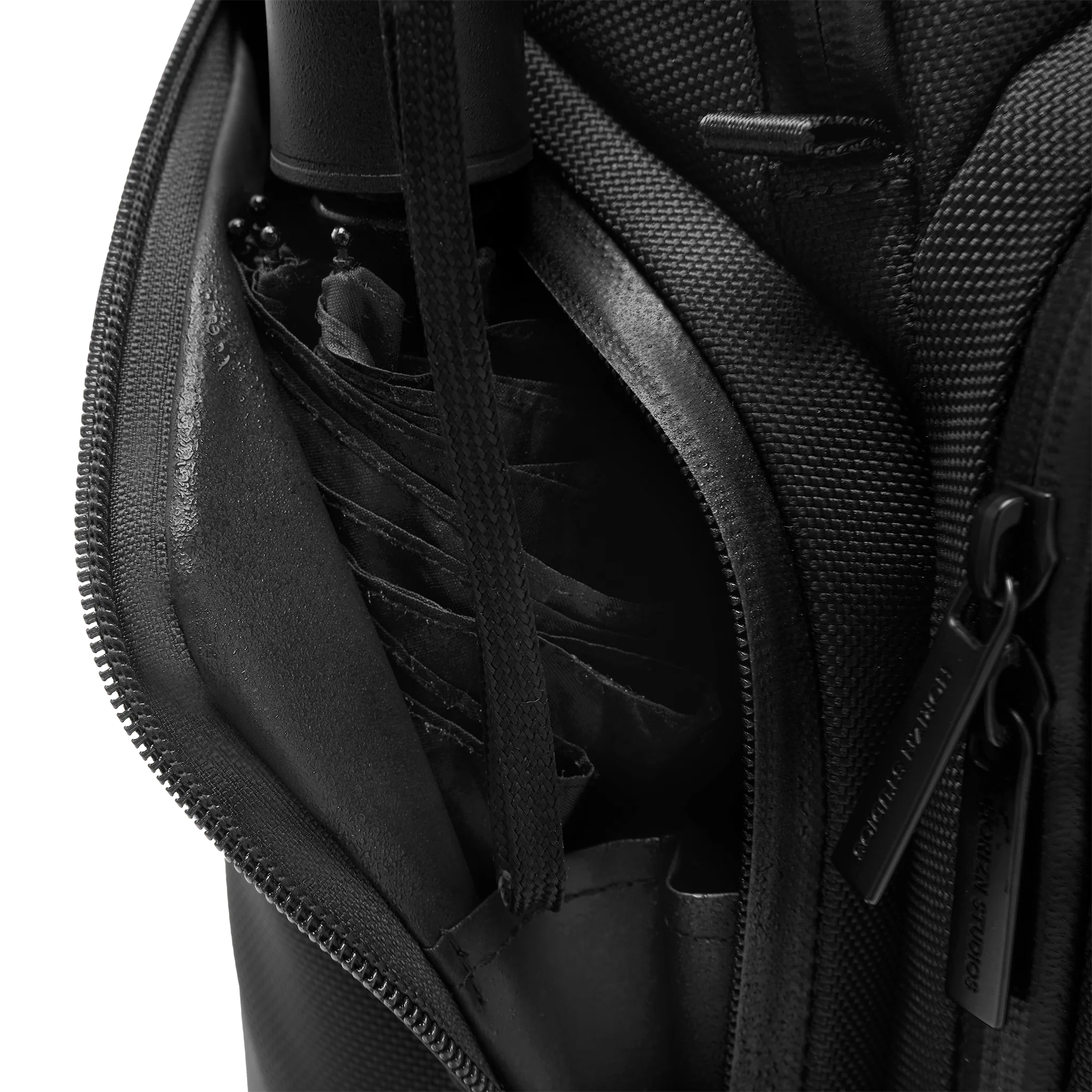 Midtown Backpack / All Black / High-end Nylon - Image 12
