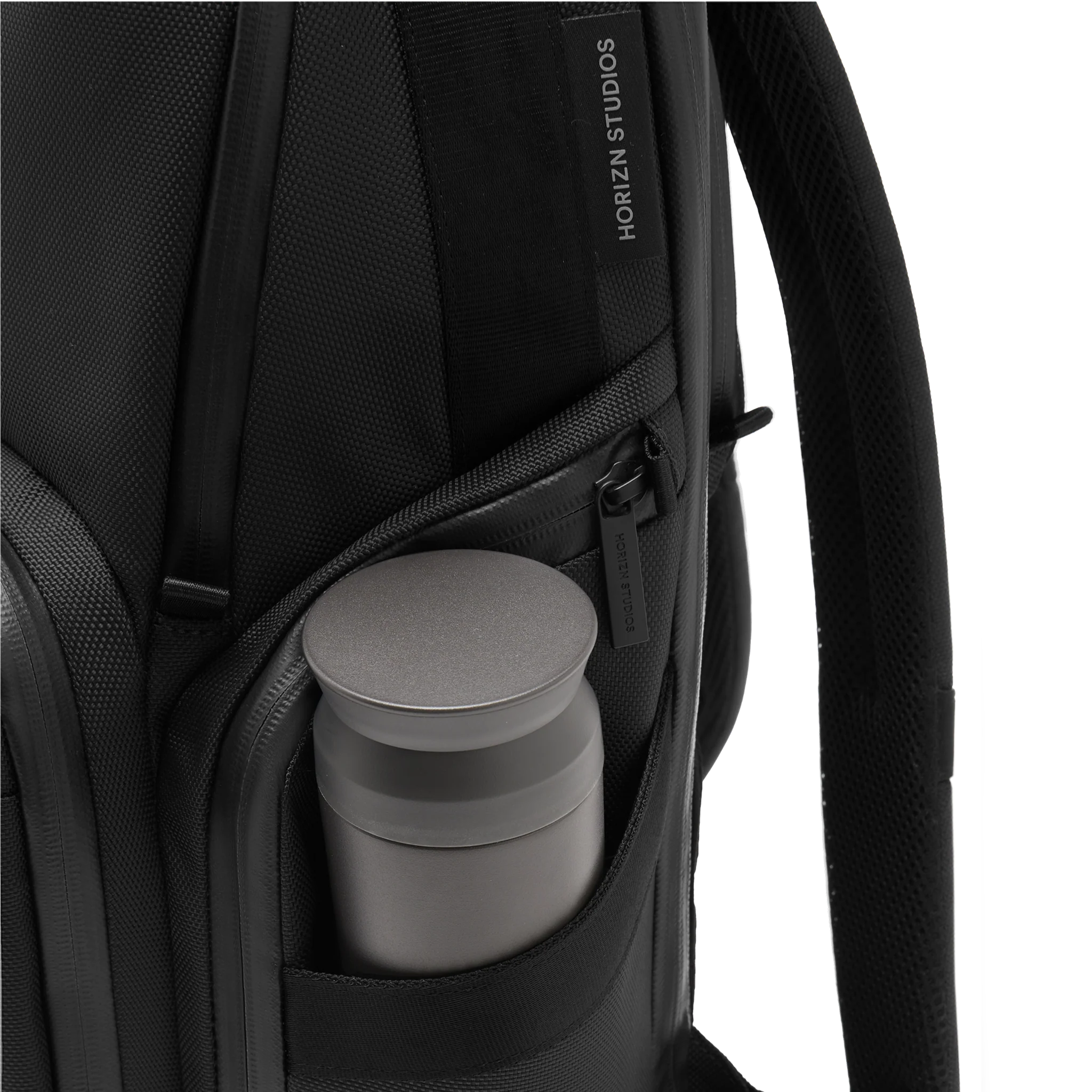 Midtown Backpack / All Black / High-end Nylon - Image 14