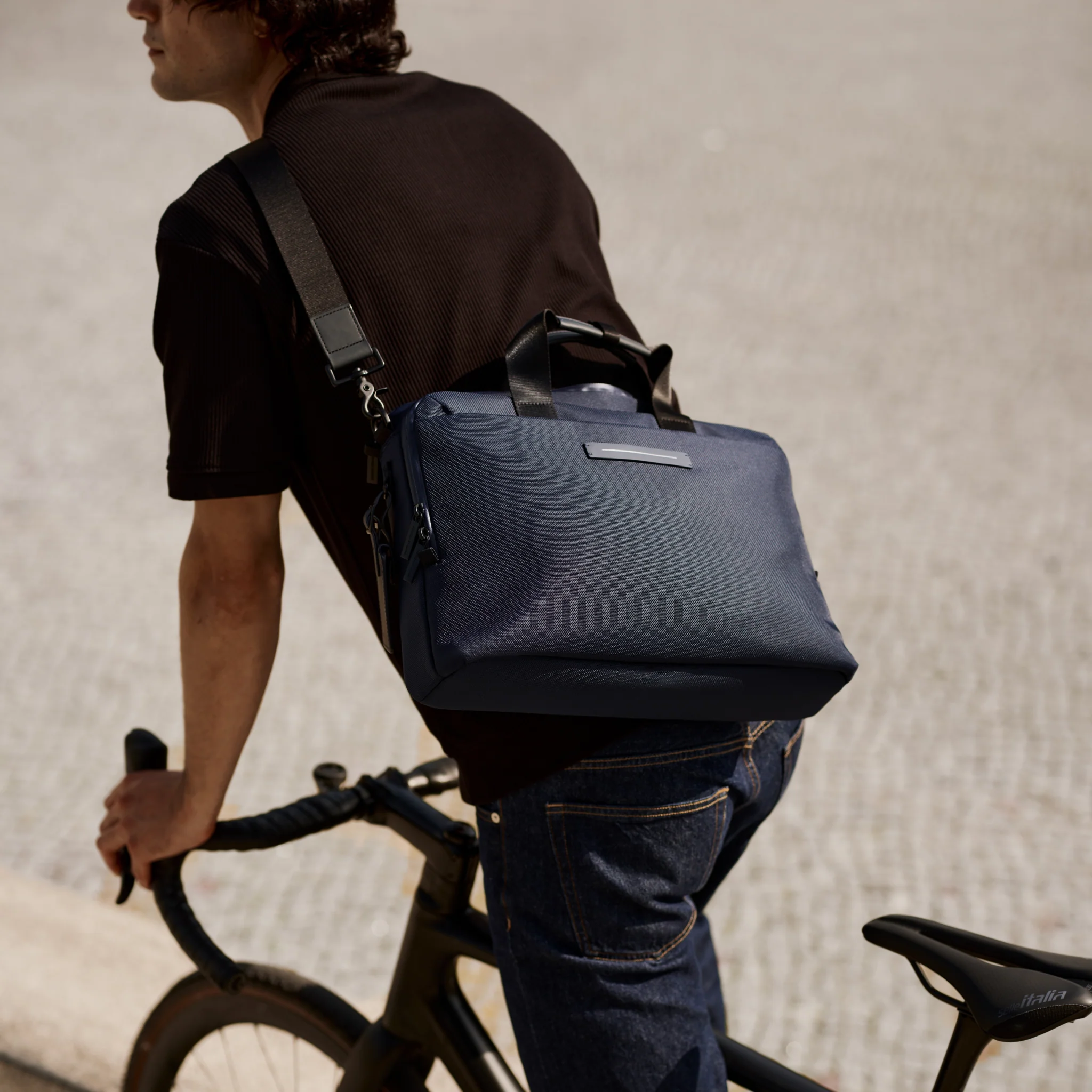 Midtown Briefcase / All Black / High-end Nylon - Image 13