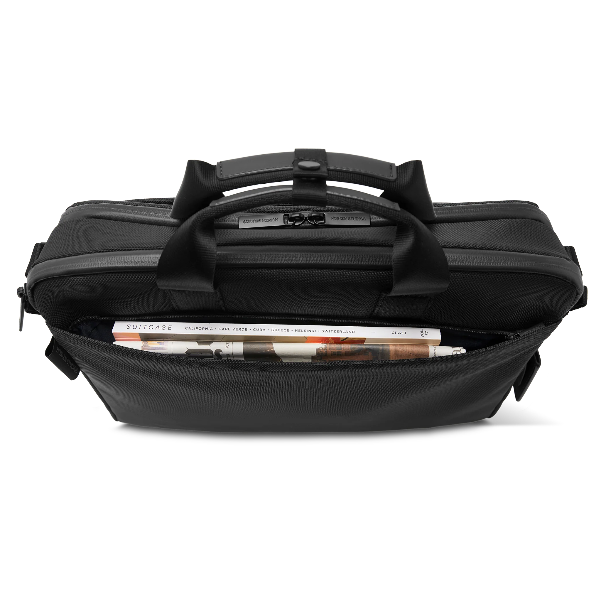 Midtown Briefcase / All Black / High-end Nylon - Image 9