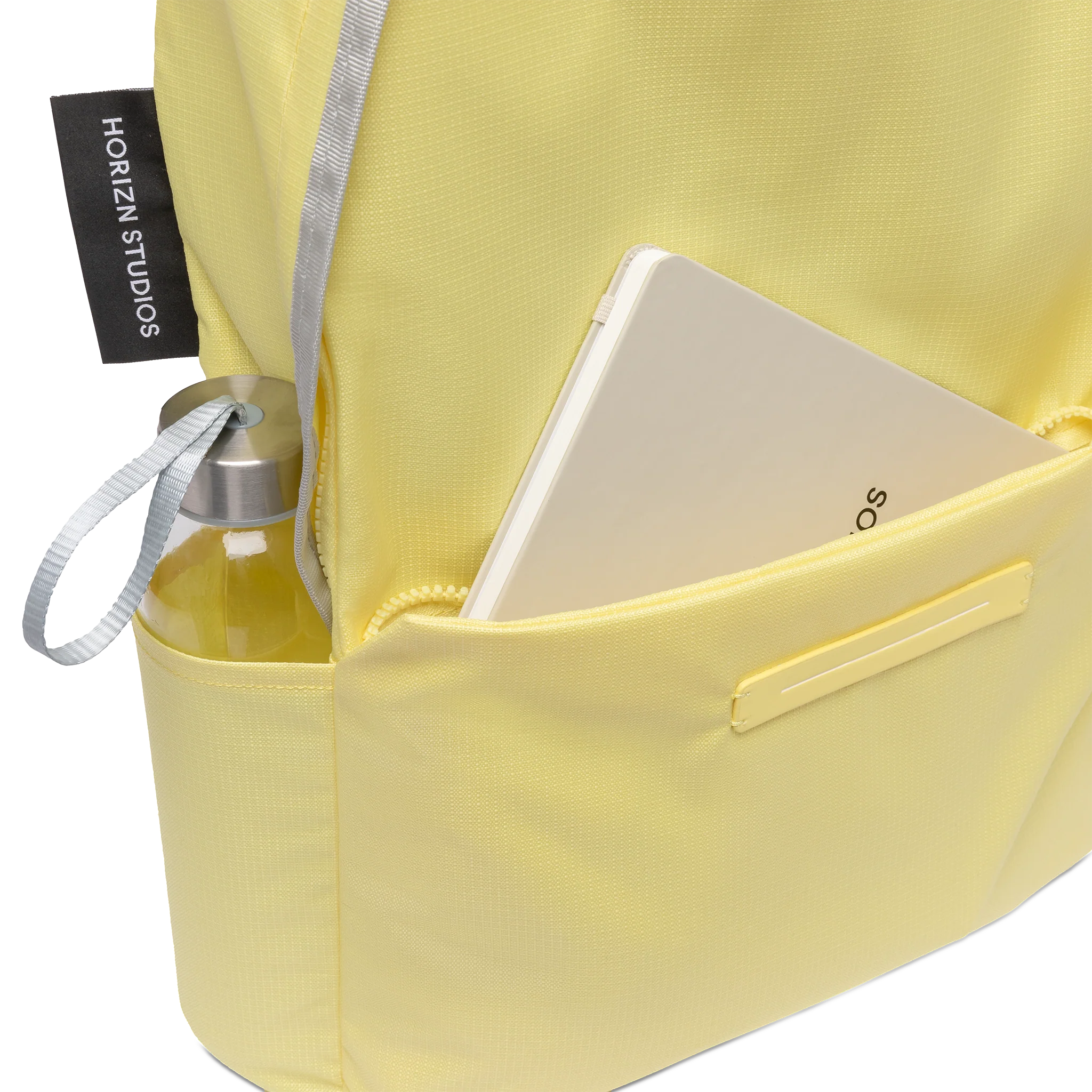 Shibuya Daypack / Lemon - Light Quartz Grey / Light Quartz Grey / rPET Ripstop / Size M - Image 4