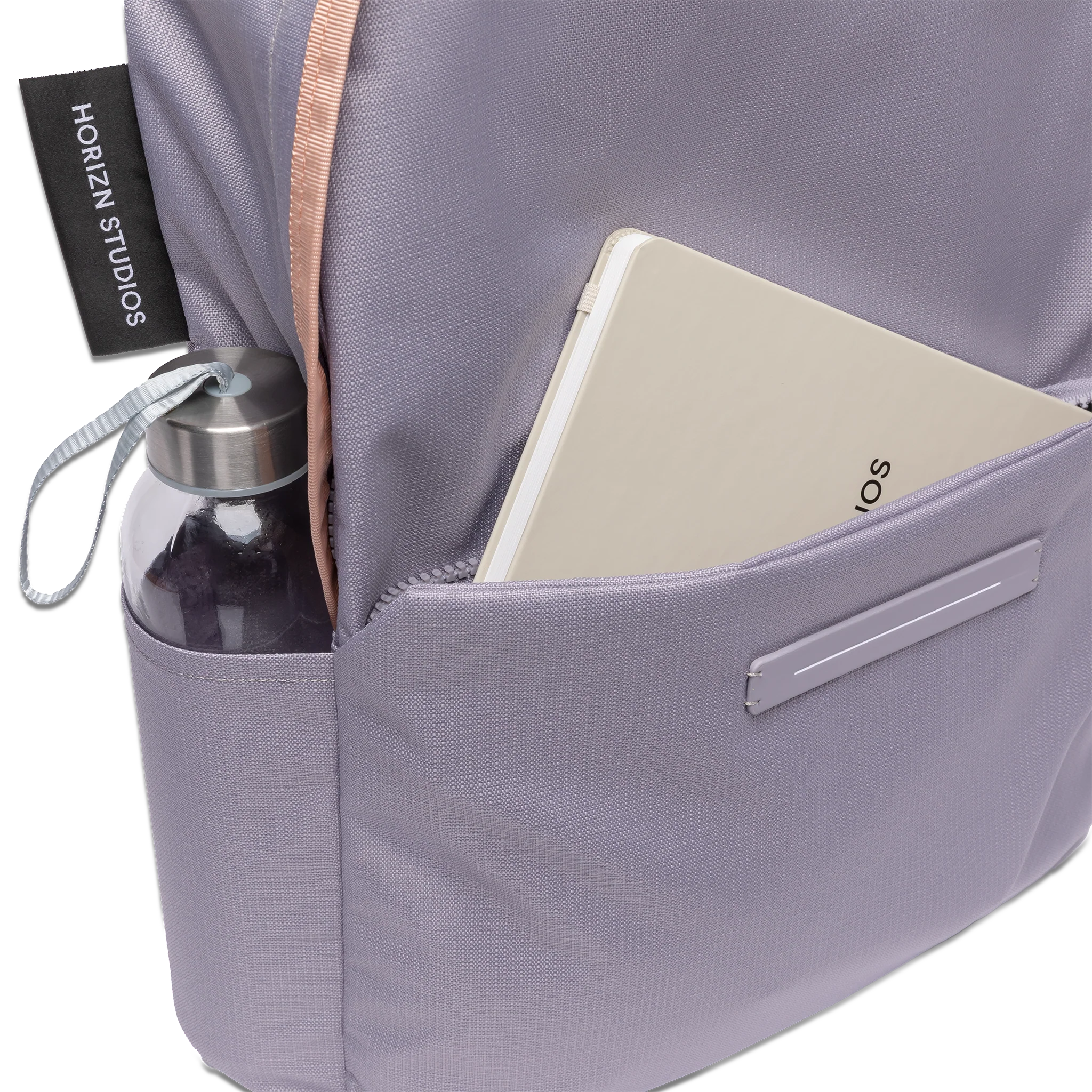 Shibuya Daypack / Grey Lavender - Sand Rose / rPET Ripstop / Size M - Image 4