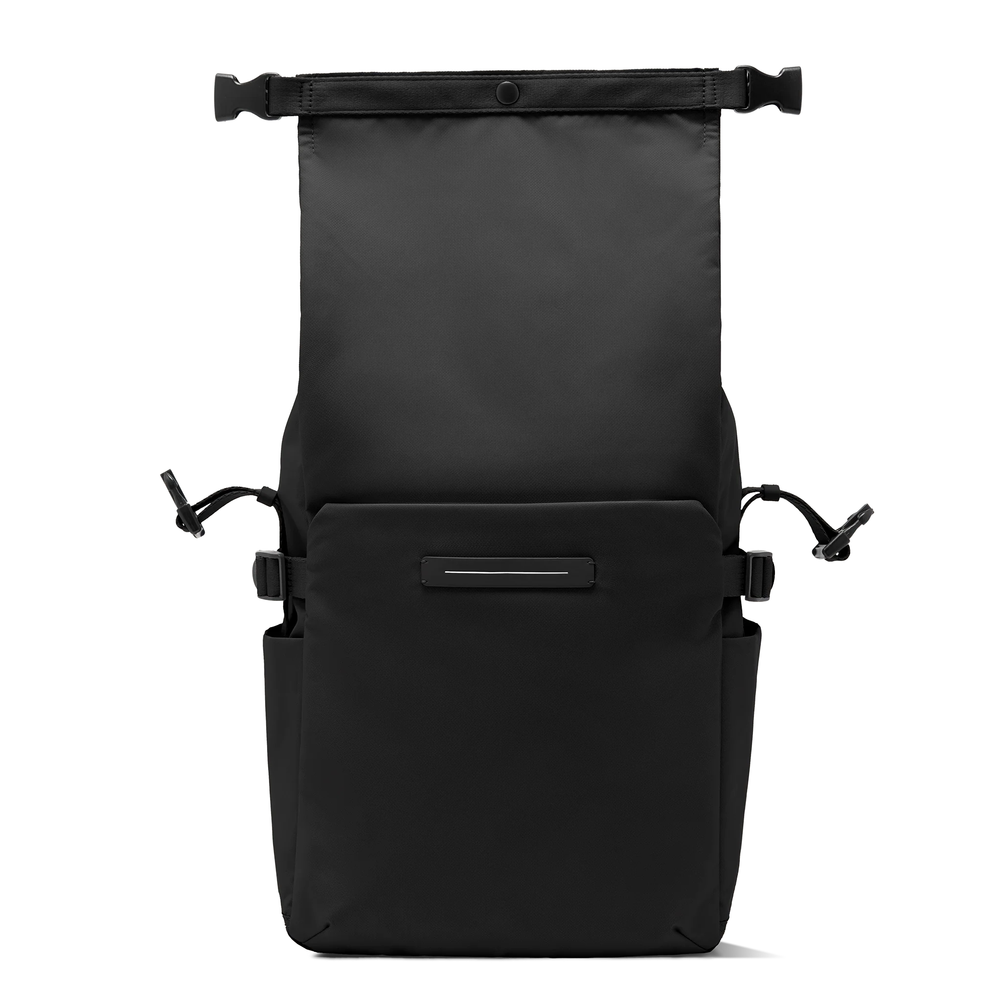 Shibuya Rolltop Backpack / All Black / Recycled Nylon - Image 5