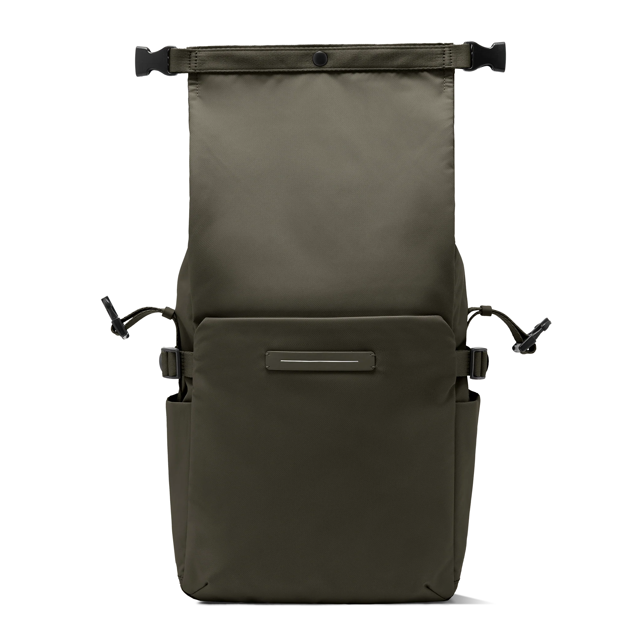 Shibuya Rolltop Backpack / Dark Olive / Recycled Nylon - Image 5