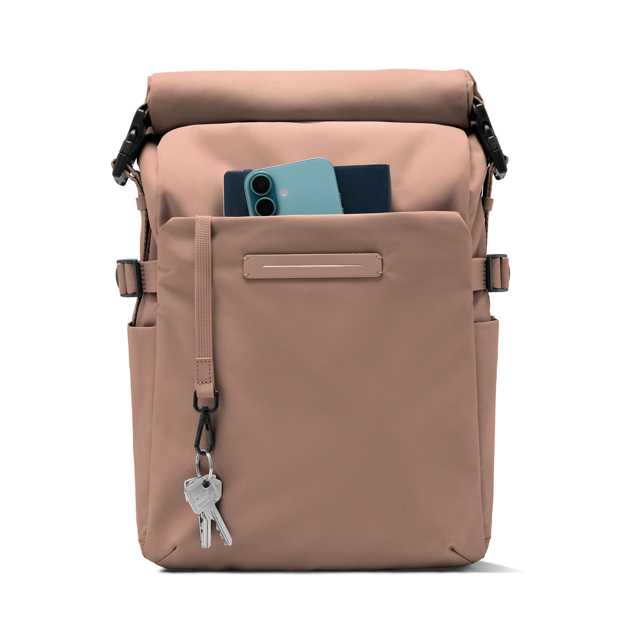 Shibuya Rolltop Backpack / Mocha / Recycled Nylon - Image 7
