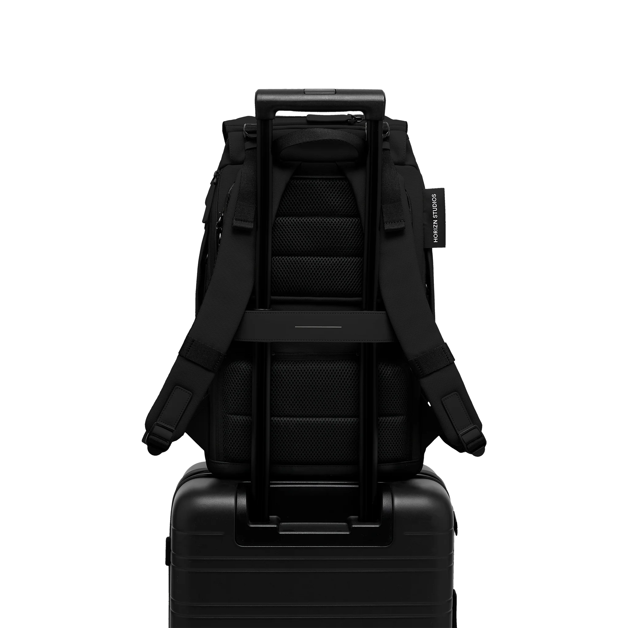 SoFo Backpack City / Black / Recycled Waxed Canvas - Image 10