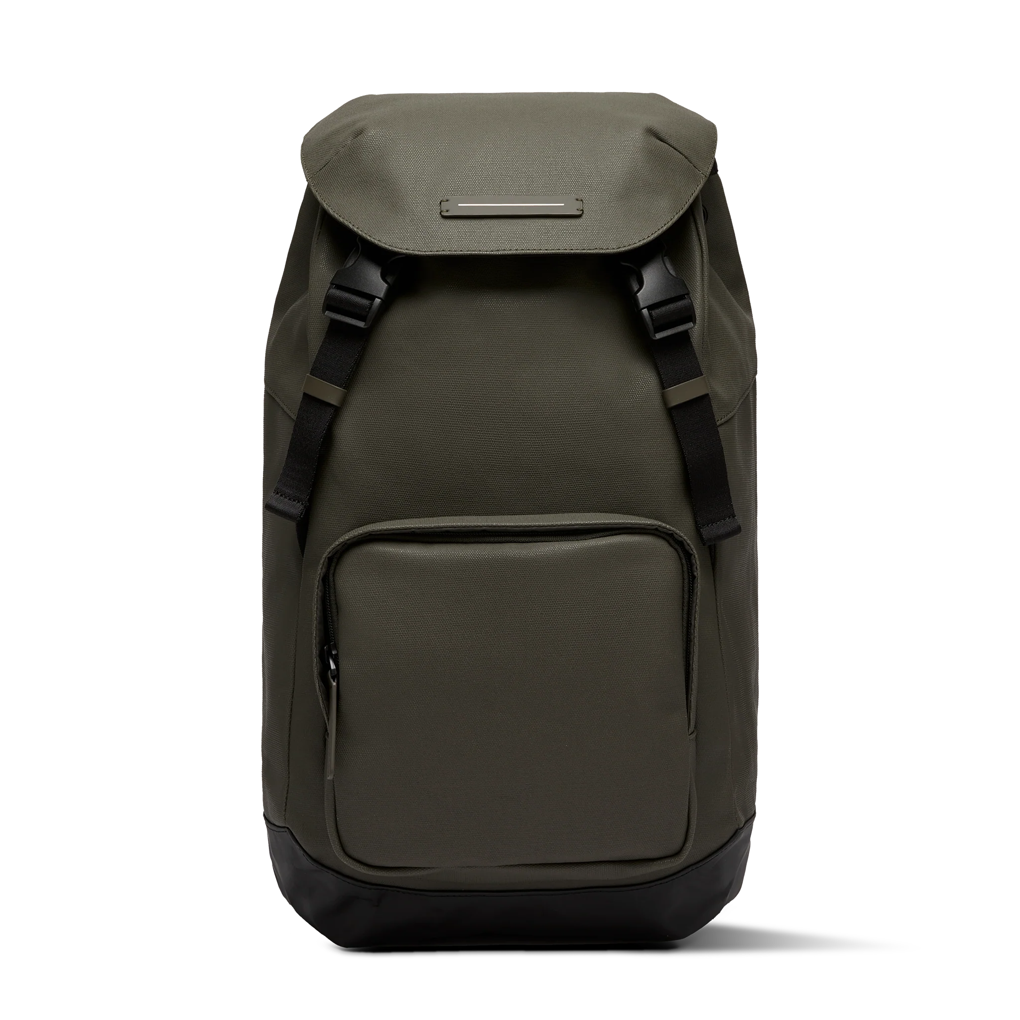 SoFo Backpack City / Dark Olive / Recycled Waxed Canvas - Image 8