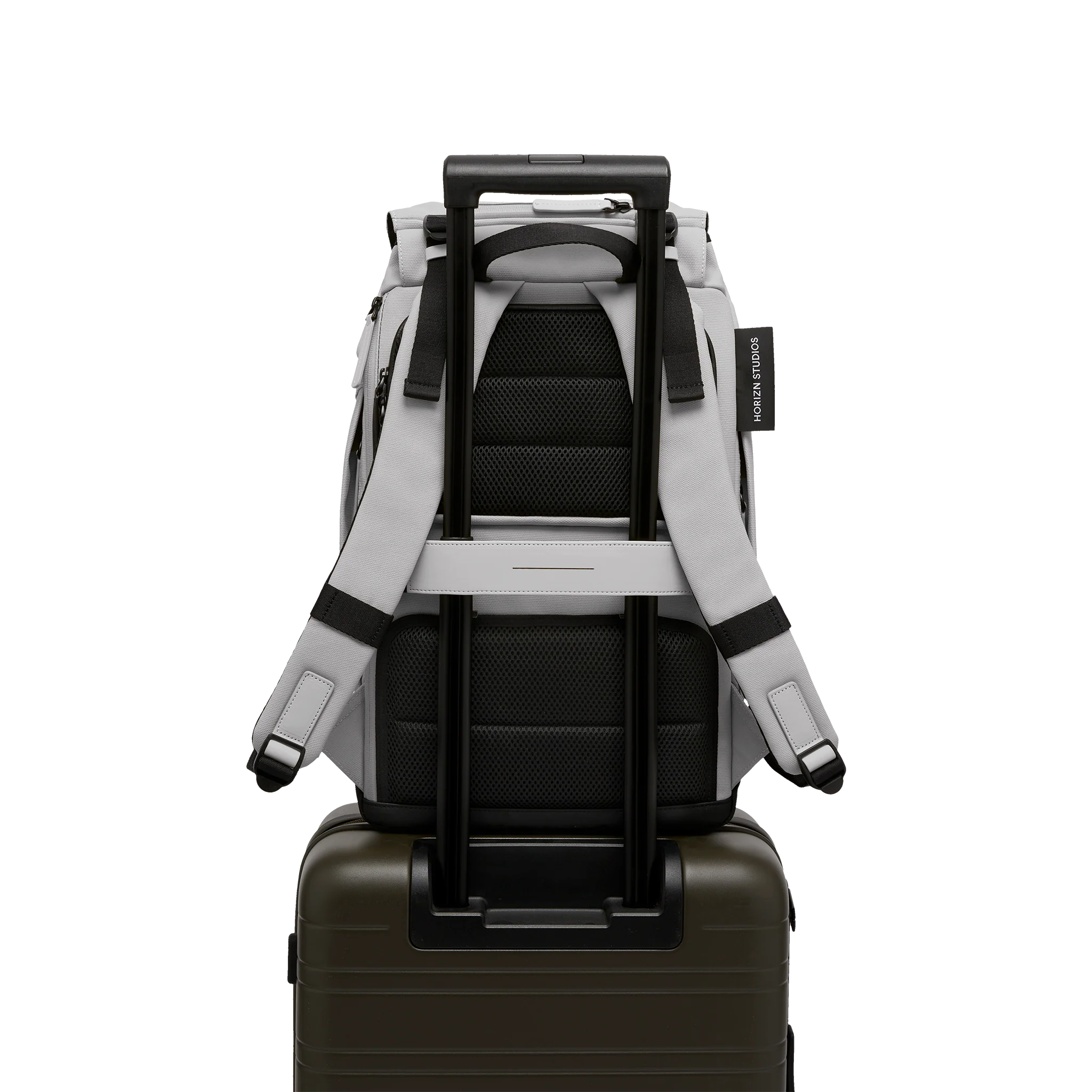 SoFo Backpack City / Light Quartz Grey / Recycled Waxed Canvas - Image 10