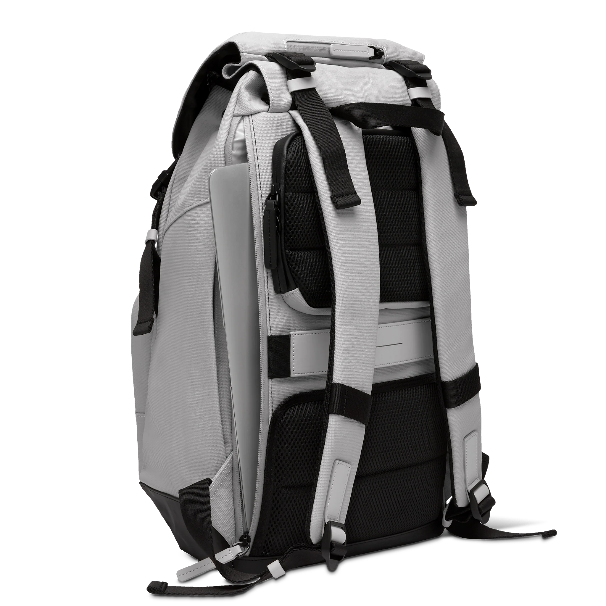 SoFo Backpack City / Light Quartz Grey / Recycled Waxed Canvas - Image 5