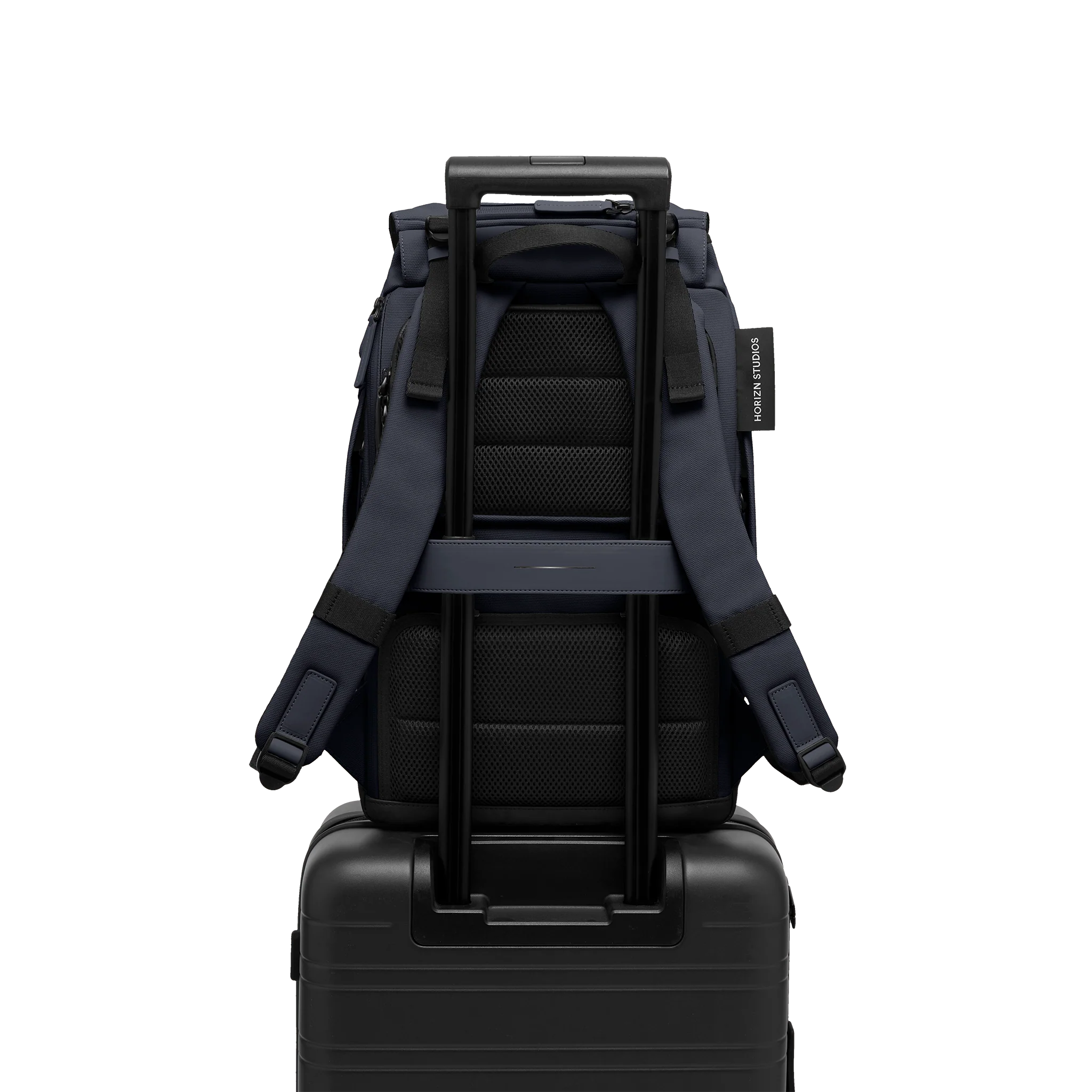 SoFo Backpack City / Night Blue / Recycled Waxed Canvas - Image 10