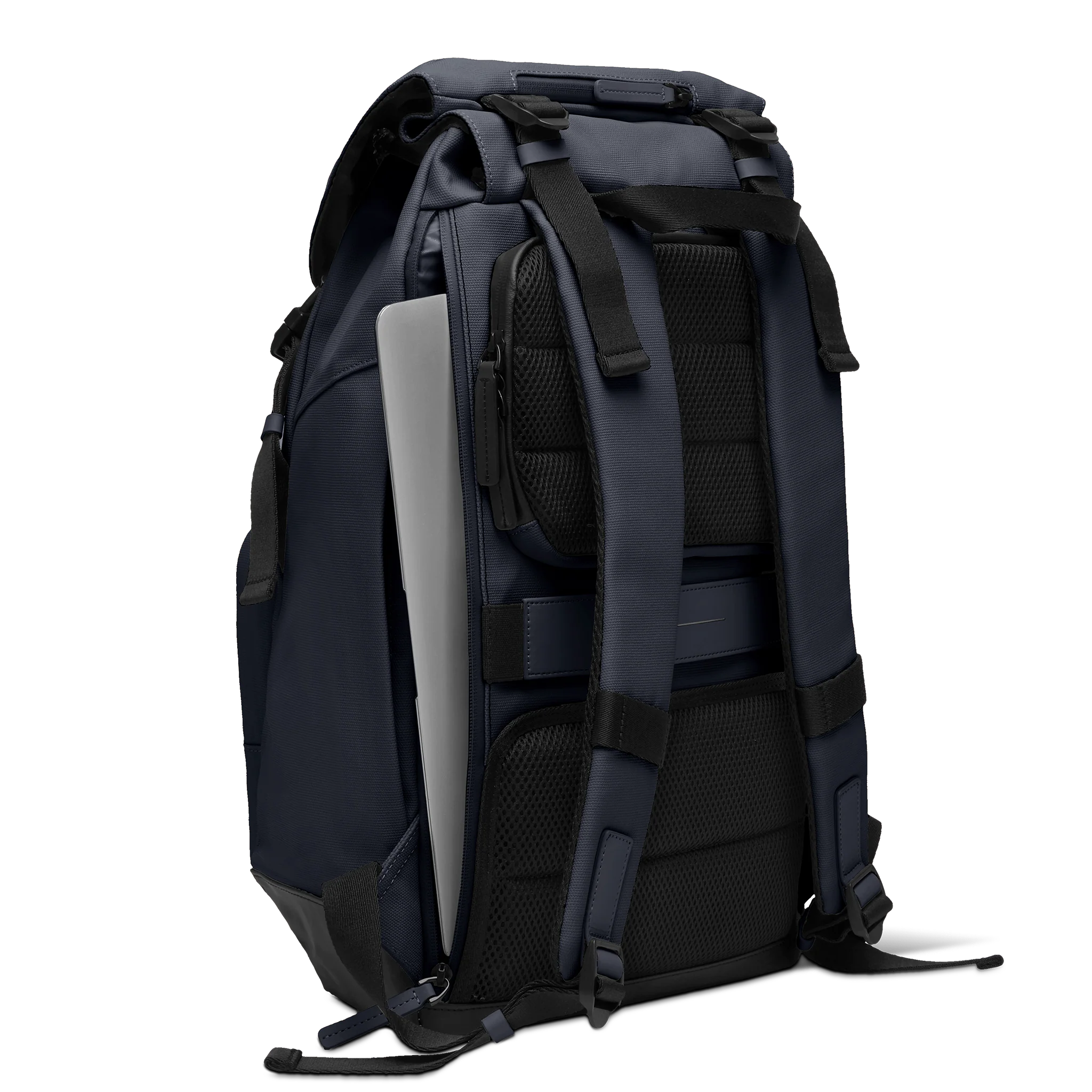 SoFo Backpack City / Night Blue / Recycled Waxed Canvas - Image 5