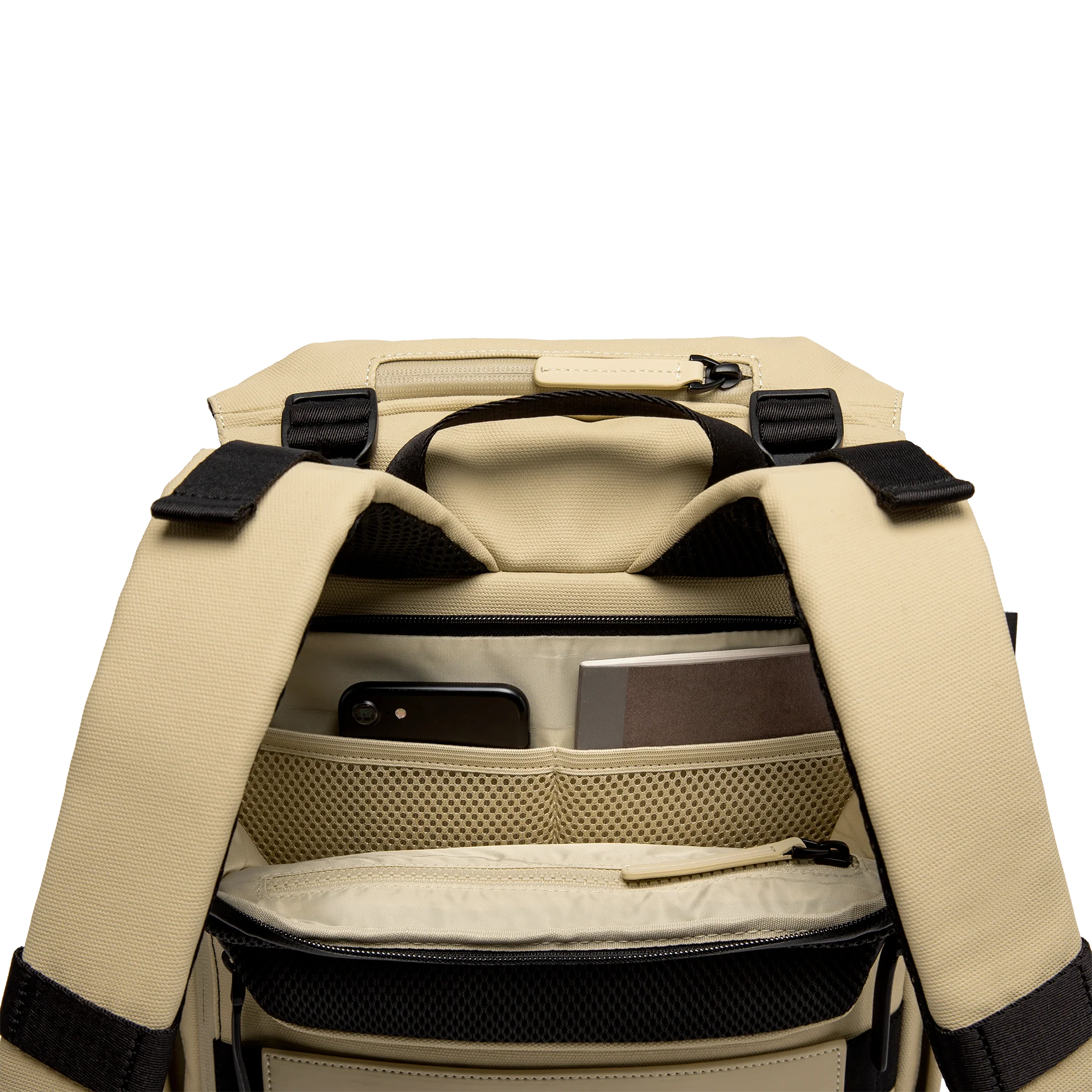 SoFo Backpack City / Sand / Recycled Waxed Canvas - Image 4