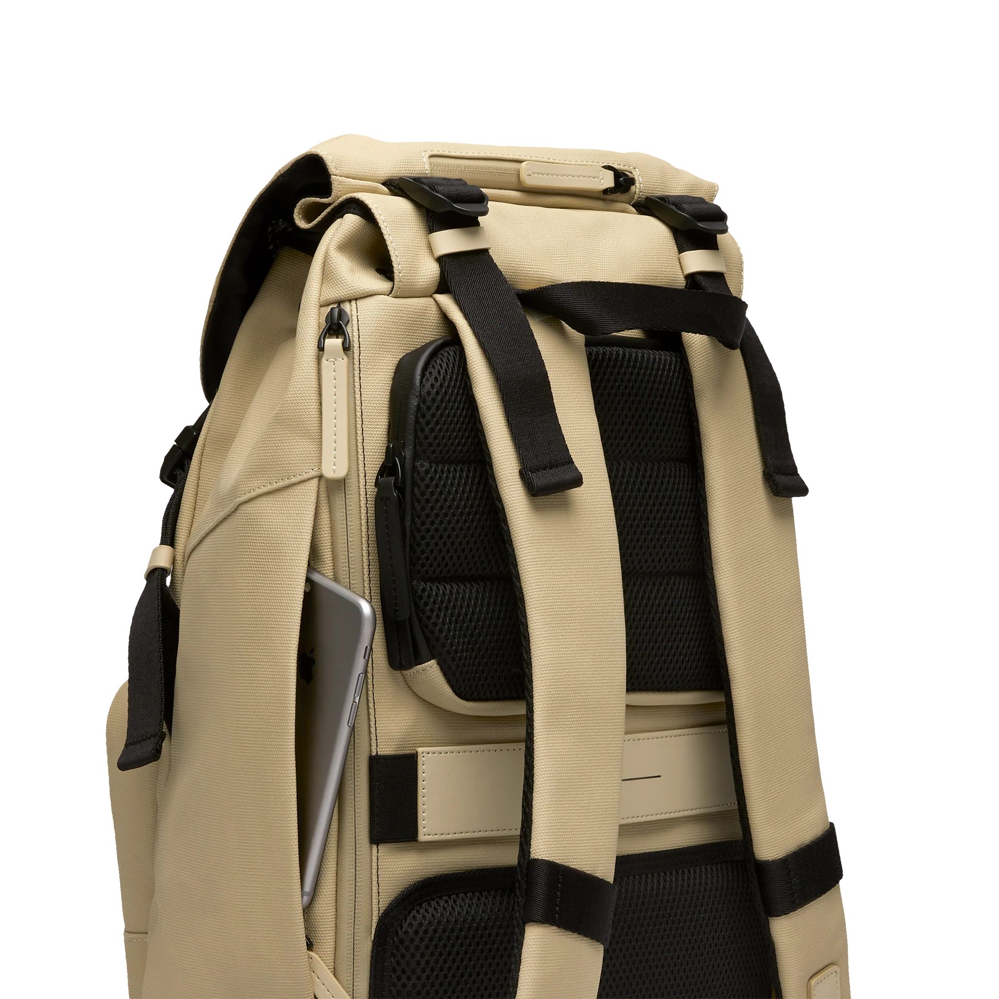 SoFo Backpack City / Sand / Recycled Waxed Canvas - Image 6