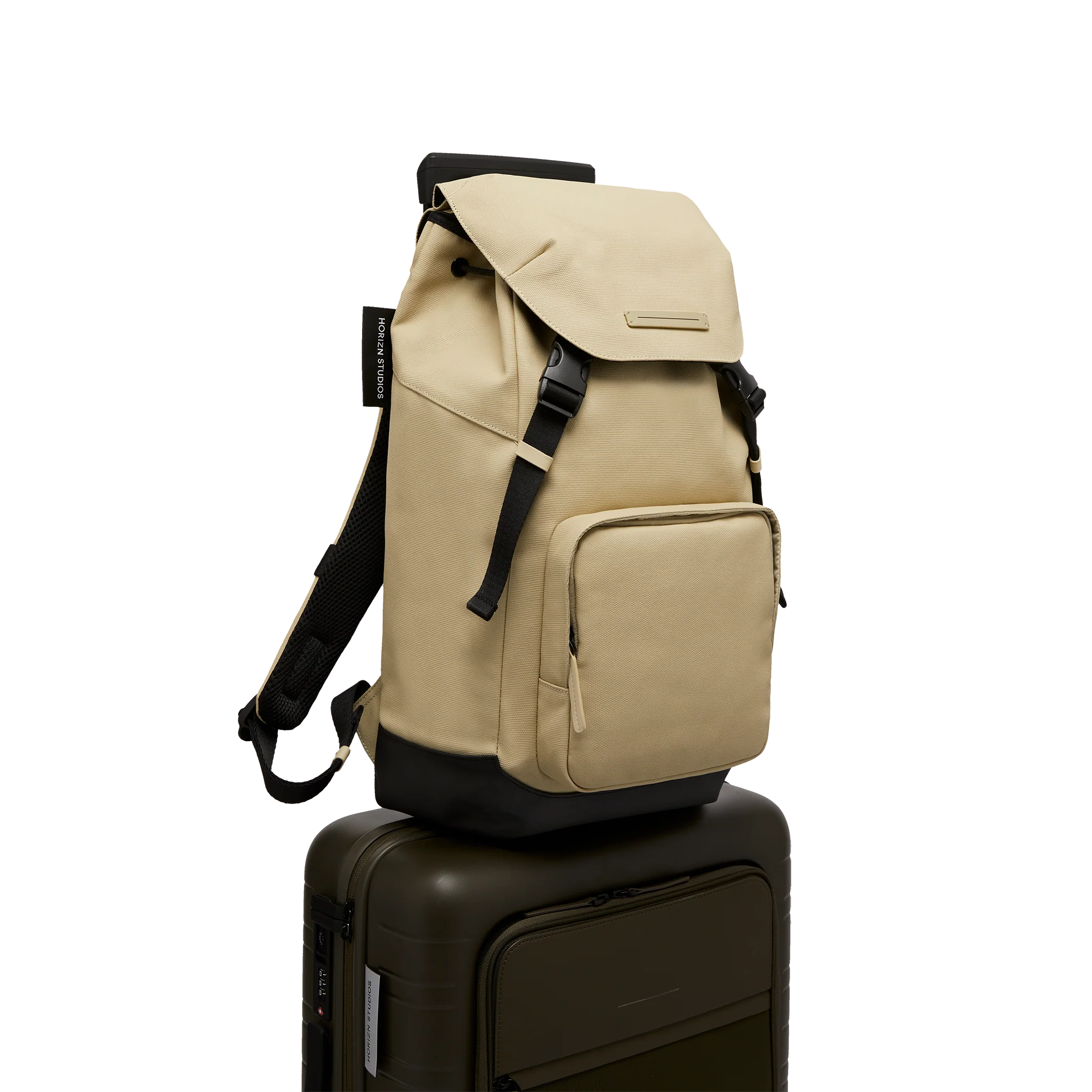 SoFo Backpack City / Sand / Recycled Waxed Canvas - Image 9