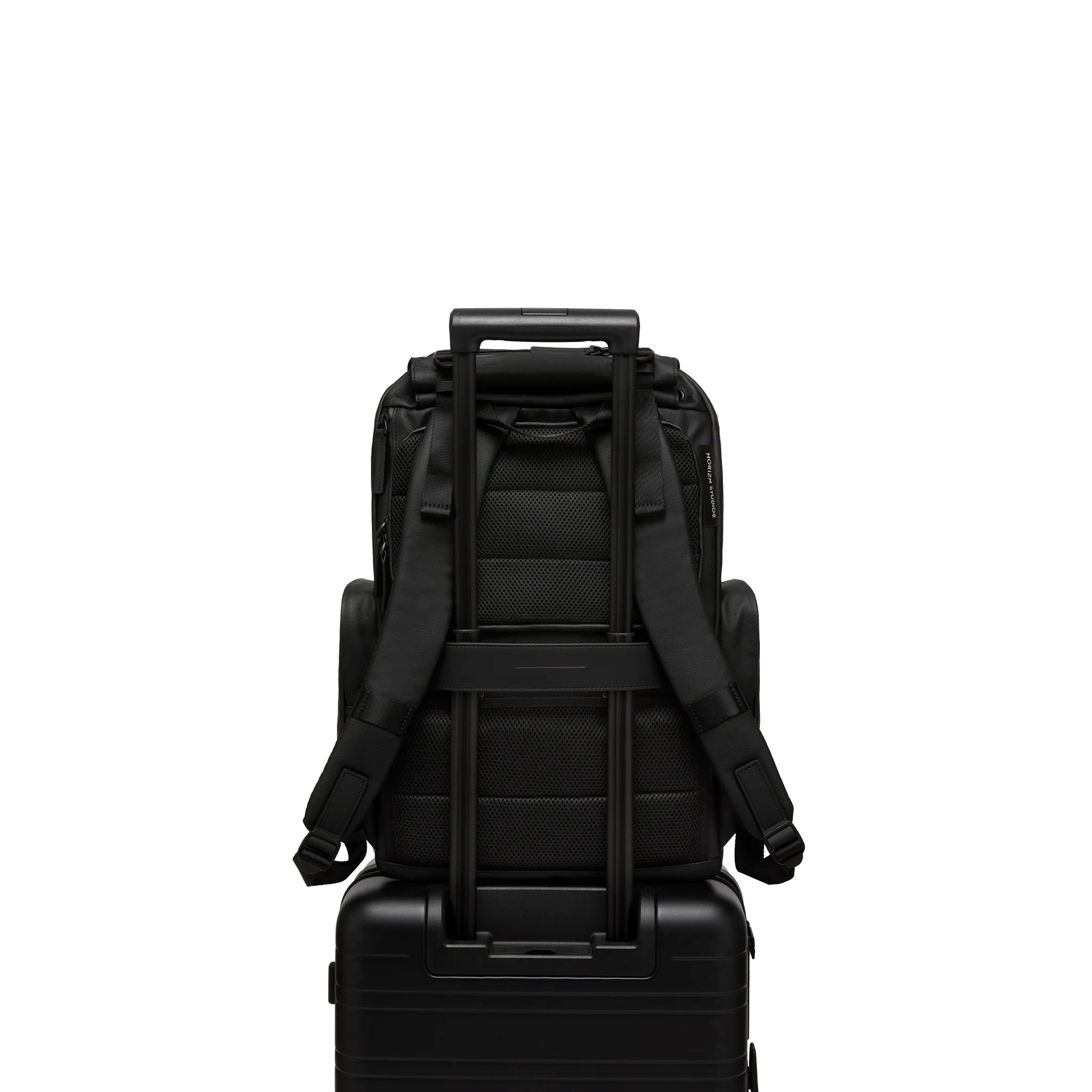SoFo Backpack Commute / Black / Recycled Waxed Canvas - Image 9