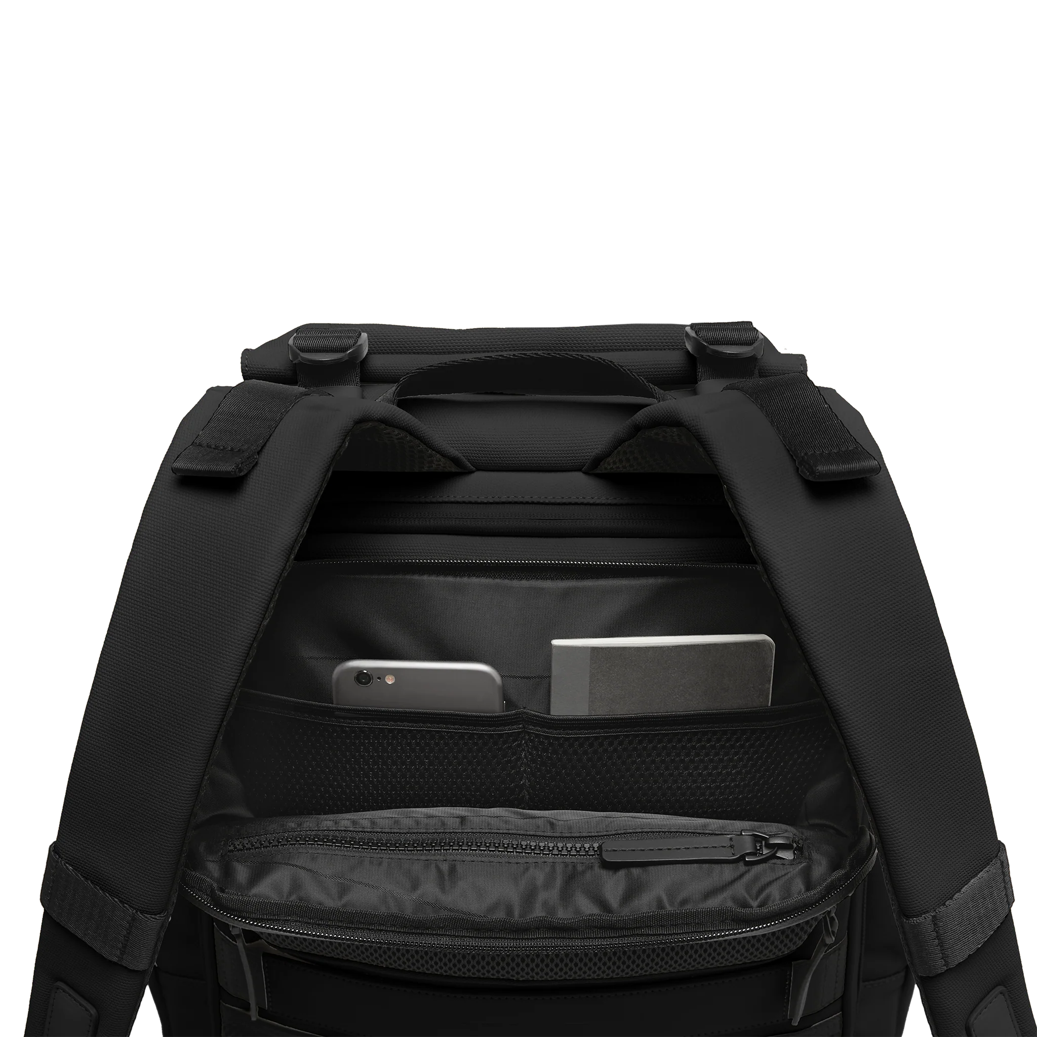 SoFo Backpack Travel / Black / Waxed Canvas - Image 4