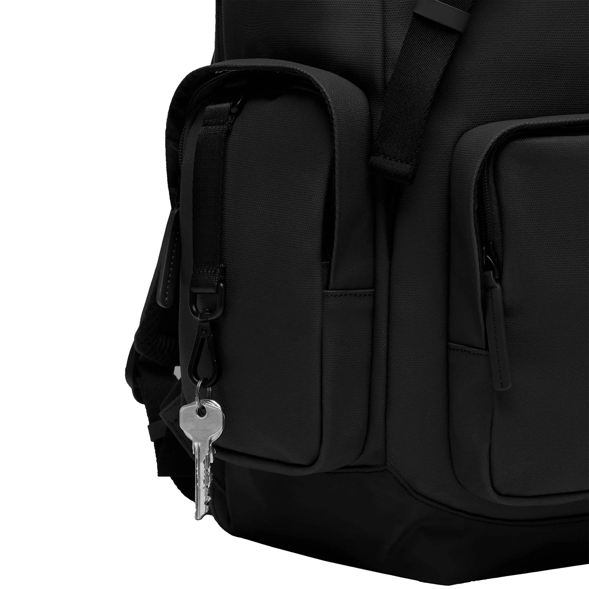 SoFo Backpack Travel / Black / Waxed Canvas - Image 6