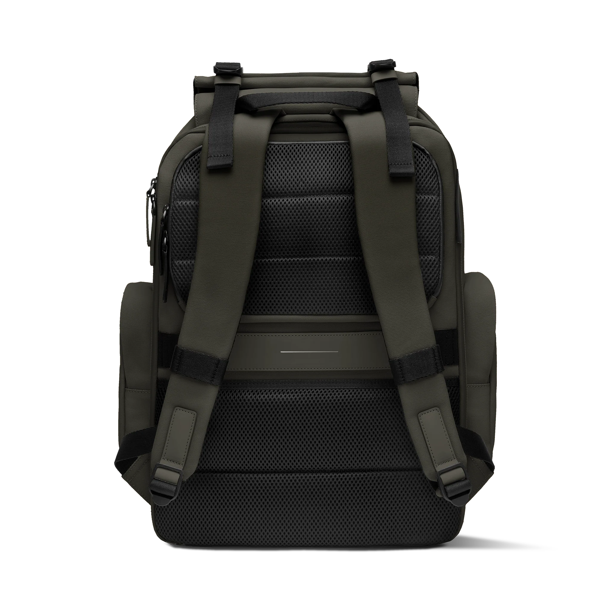 SoFo Backpack Travel / Dark Olive / Waxed Canvas - Image 3