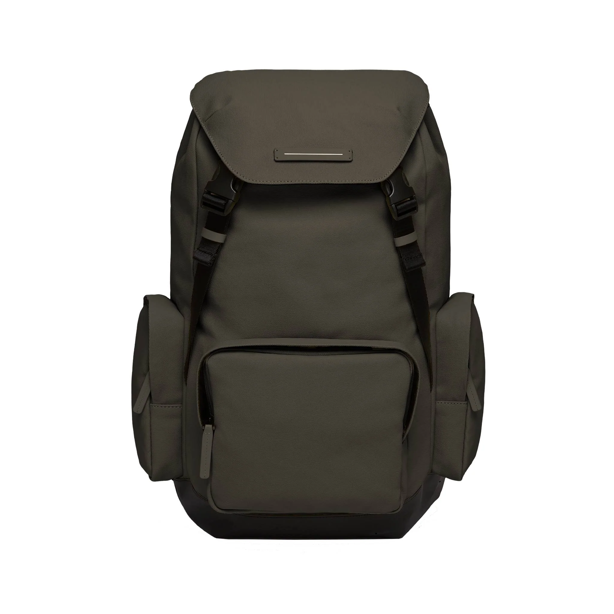 SoFo Backpack Travel / Dark Olive / Waxed Canvas - Image 9