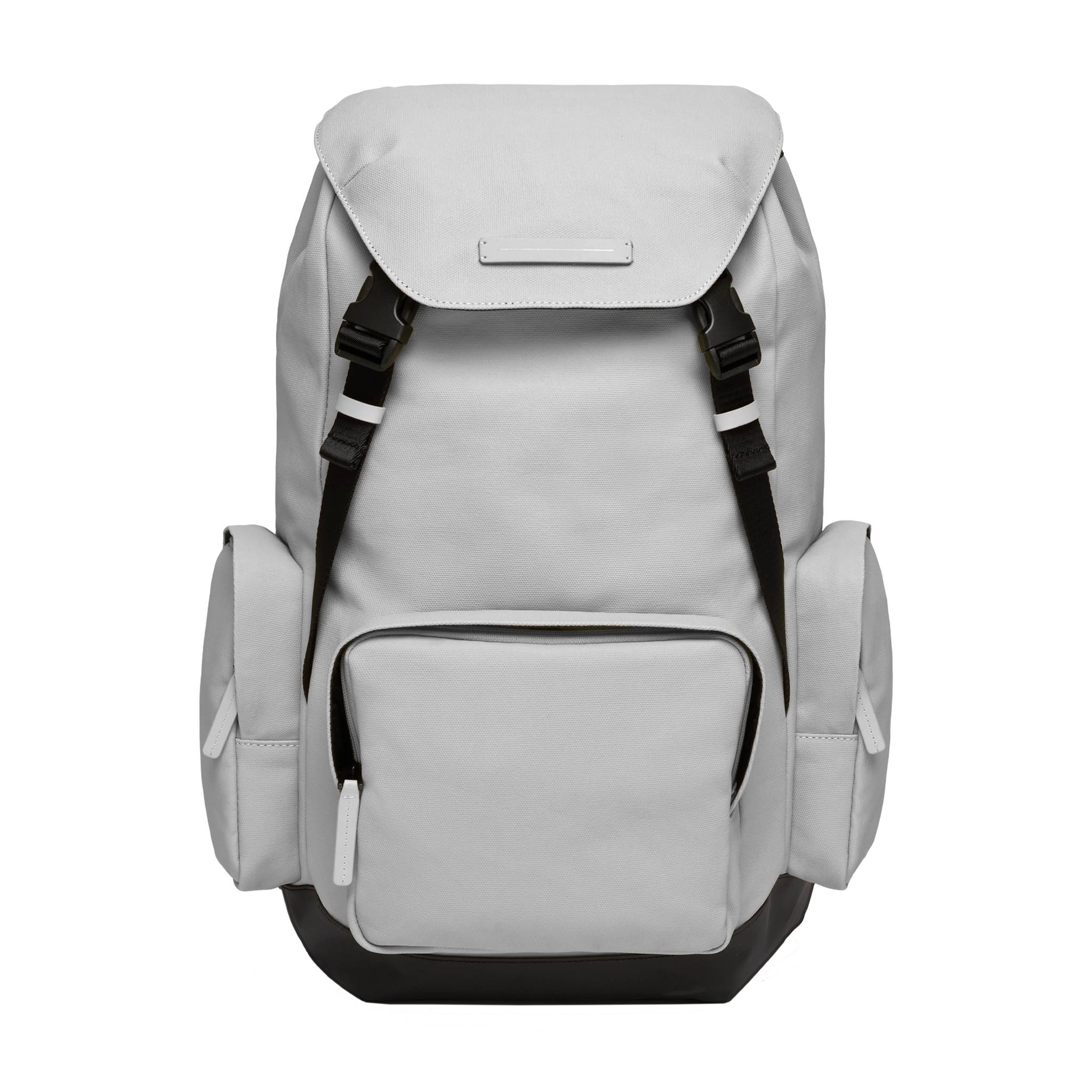 SoFo Backpack Travel / Light Quartz Grey / Recycled Waxed Canvas - Image 9