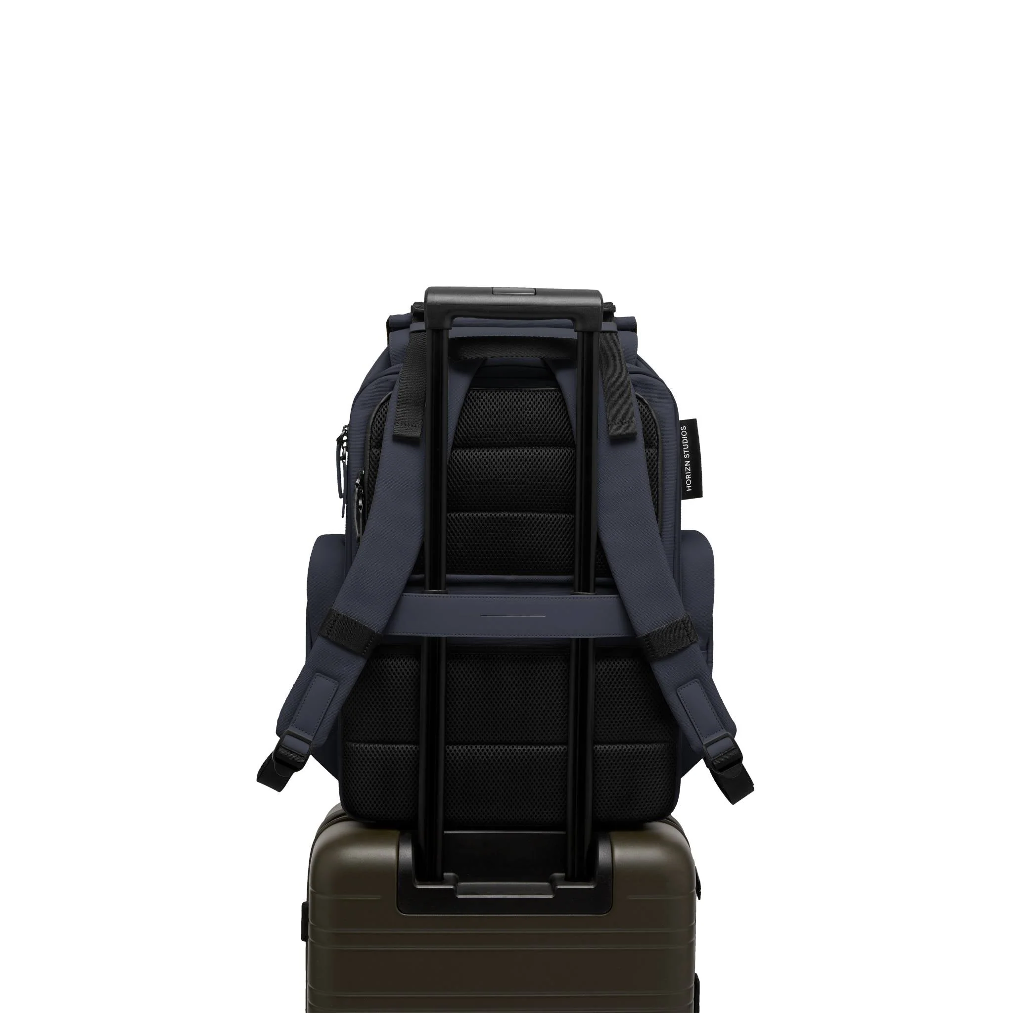 SoFo Backpack Travel / Night Blue / Waxed Canvas - Image 10