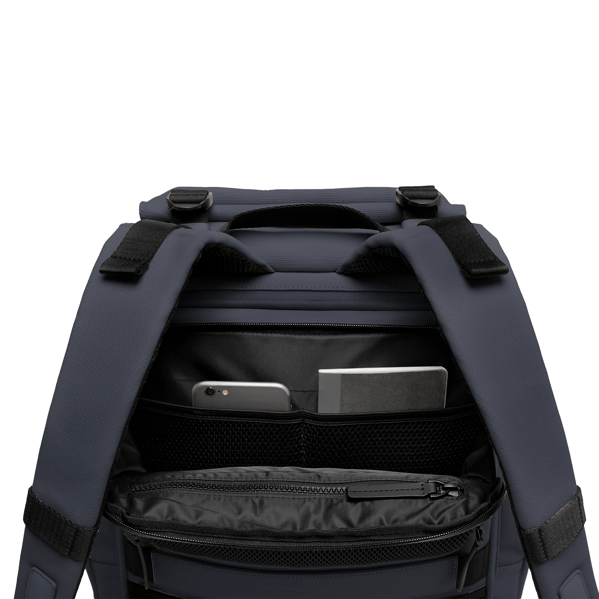 SoFo Backpack Travel / Night Blue / Waxed Canvas - Image 4
