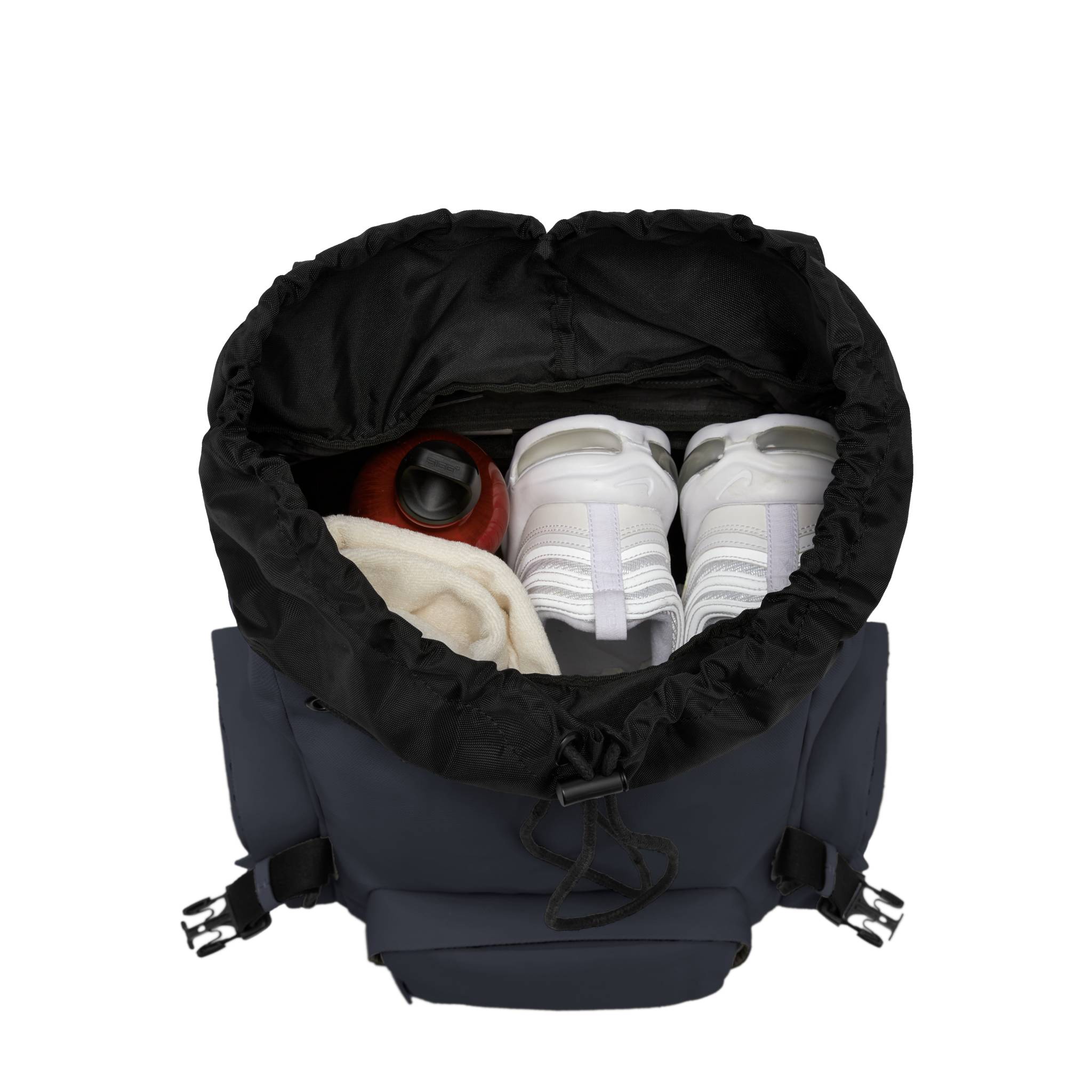 SoFo Backpack Travel / Night Blue / Waxed Canvas - Image 7