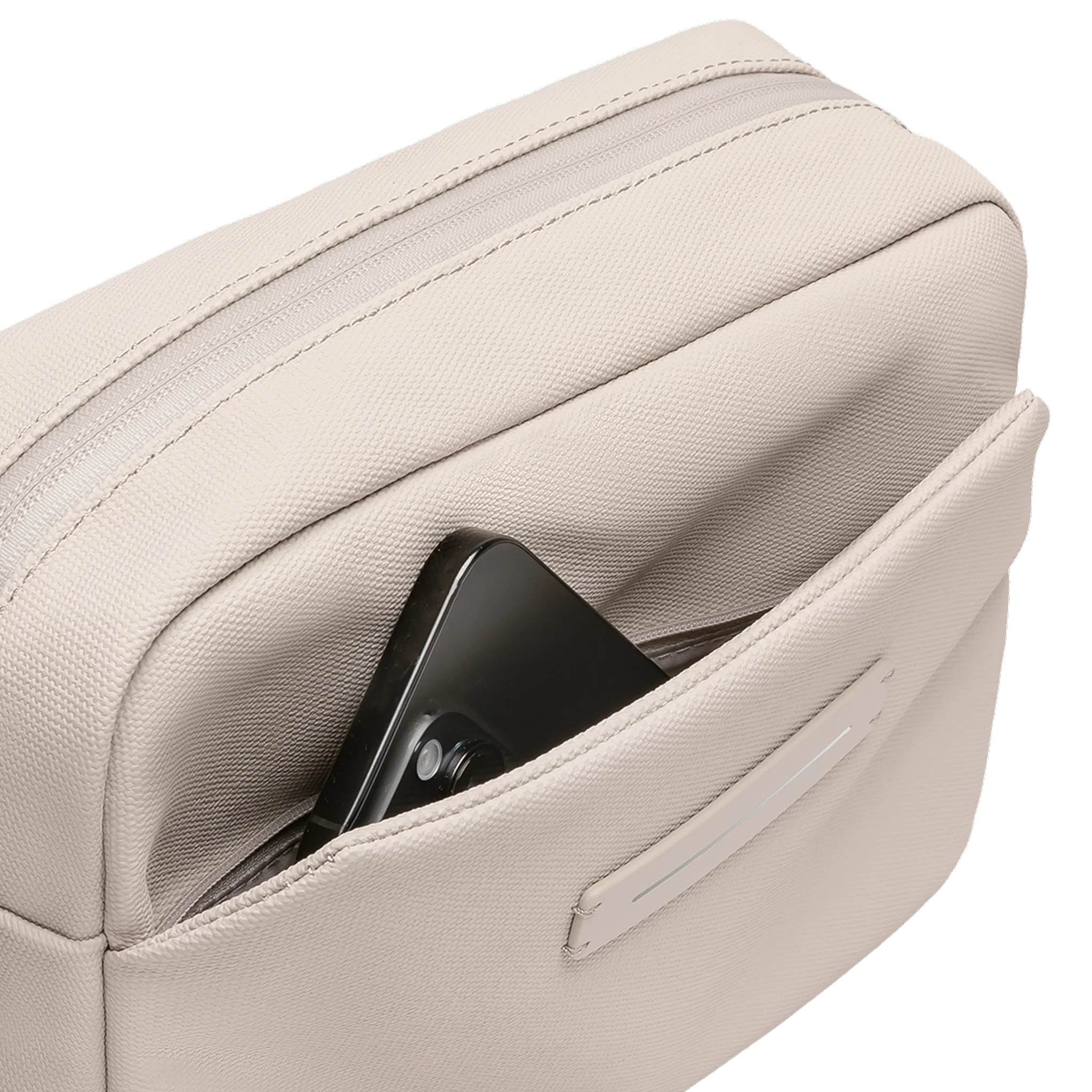 SoFo Box Bag / Sand Grey / Waxed Canvas - Image 4