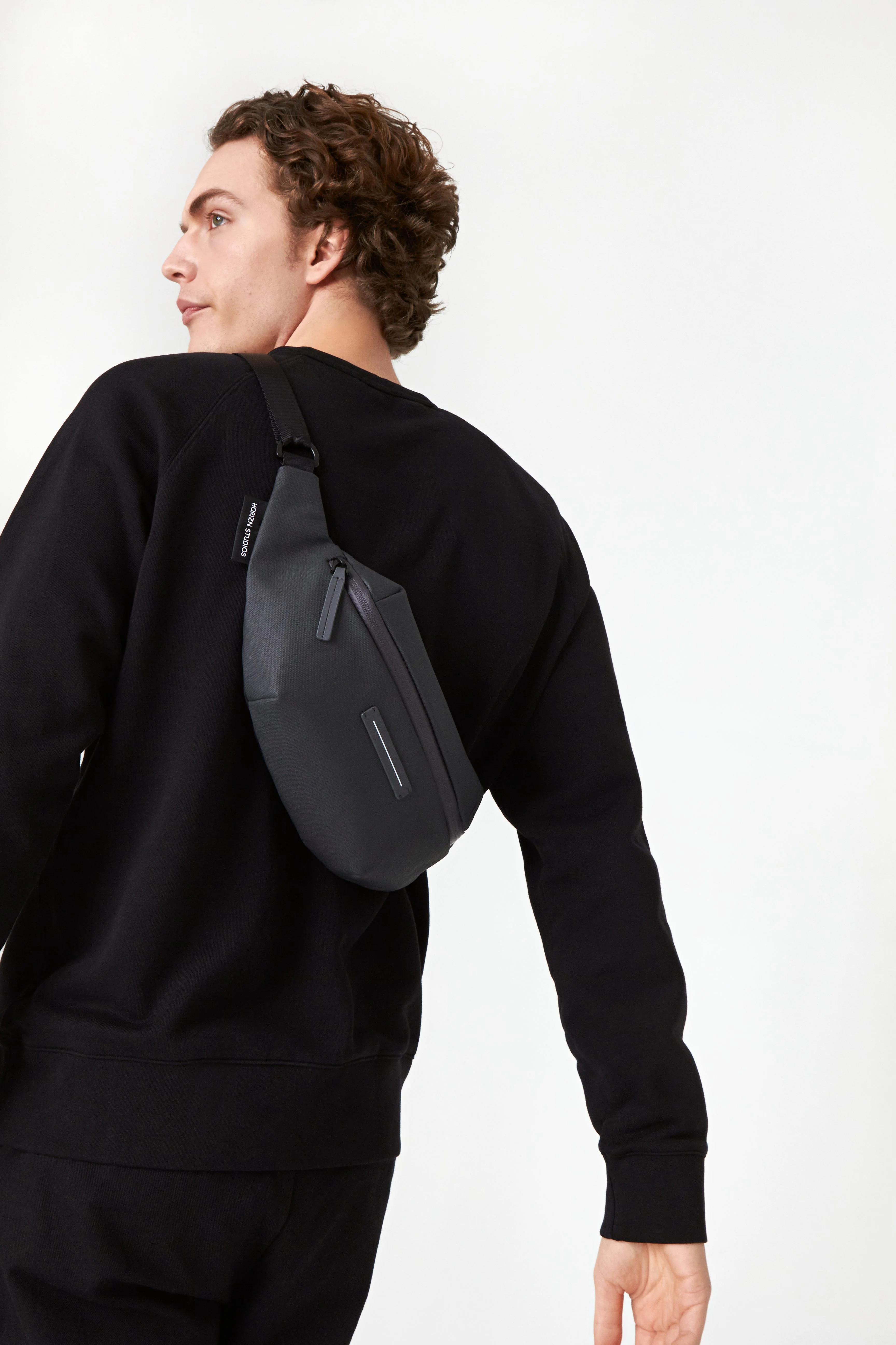 SoFo Cross-Body Bag / Graphite / Recycled Cotton Canvas - Image 7
