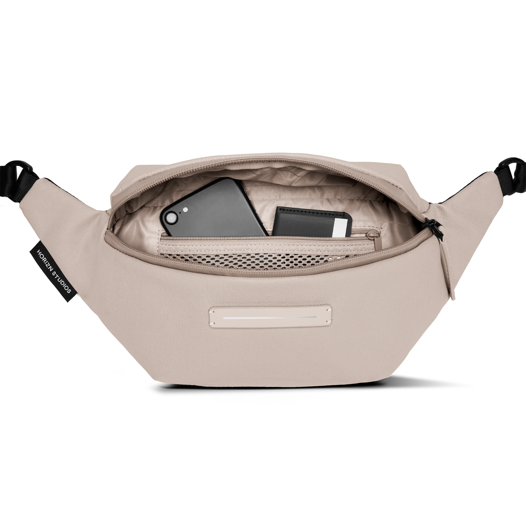 SoFo Cross-Body Bag / Sand Grey / Waxed Canvas - Image 4