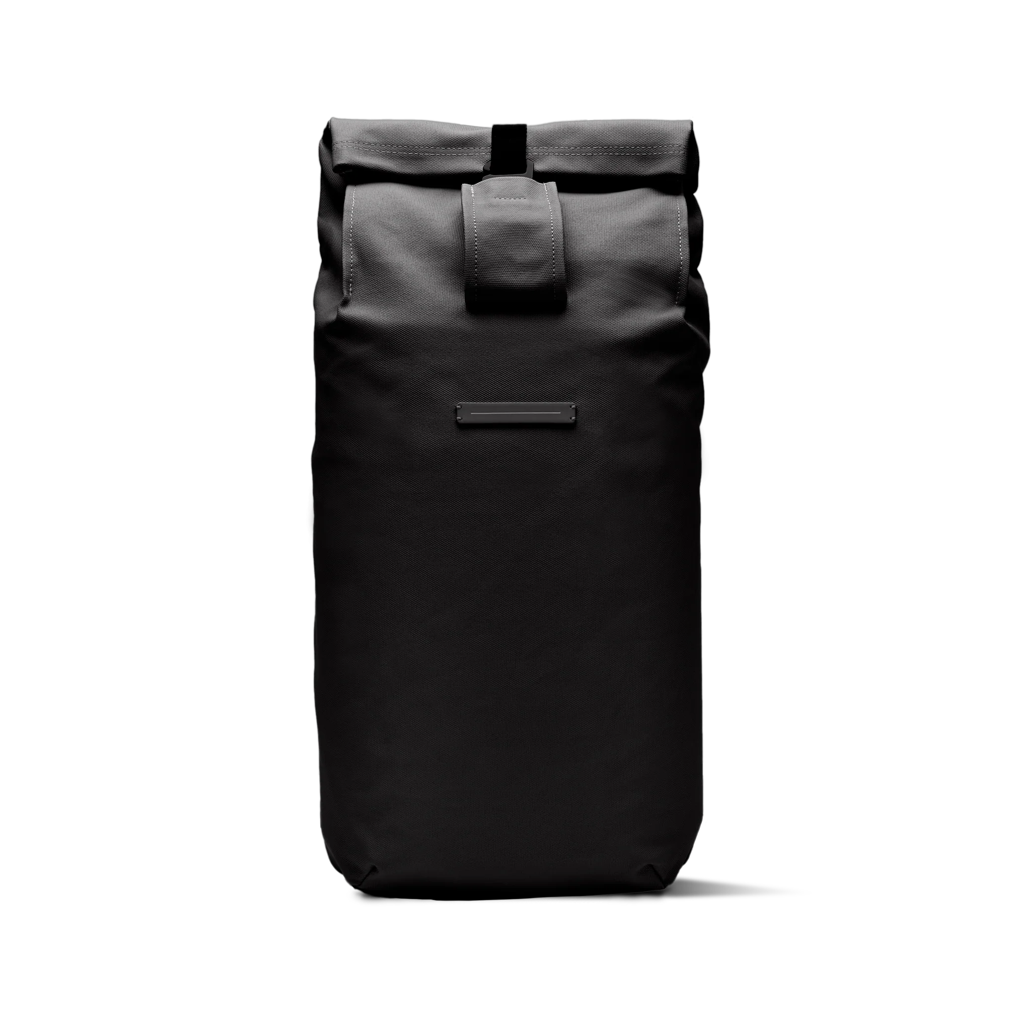SoFo Rolltop Backpack / All Black / Recycled Cotton Canvas - Image 7