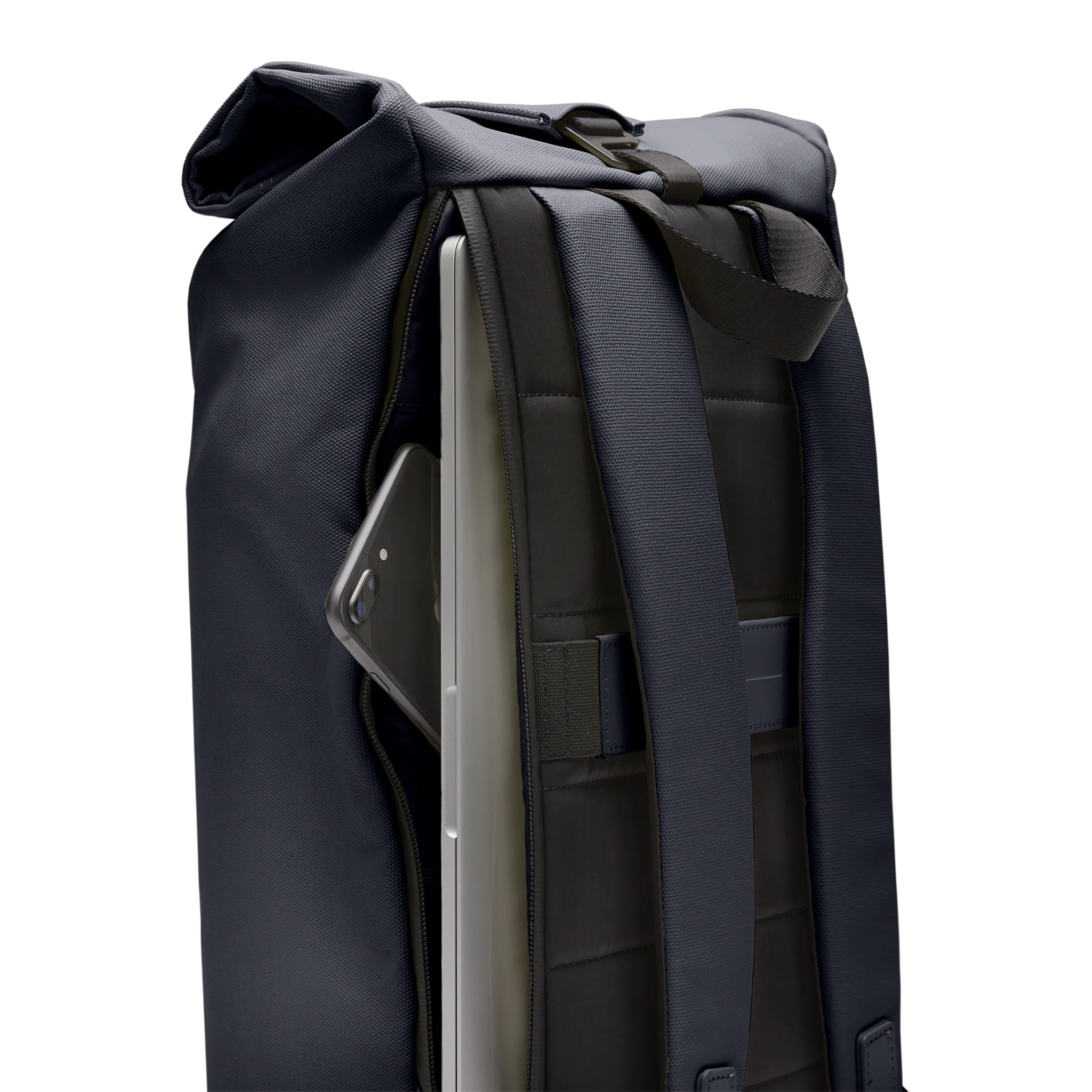 SoFo Rolltop Backpack / Night Blue / Waxed Canvas - Image 4