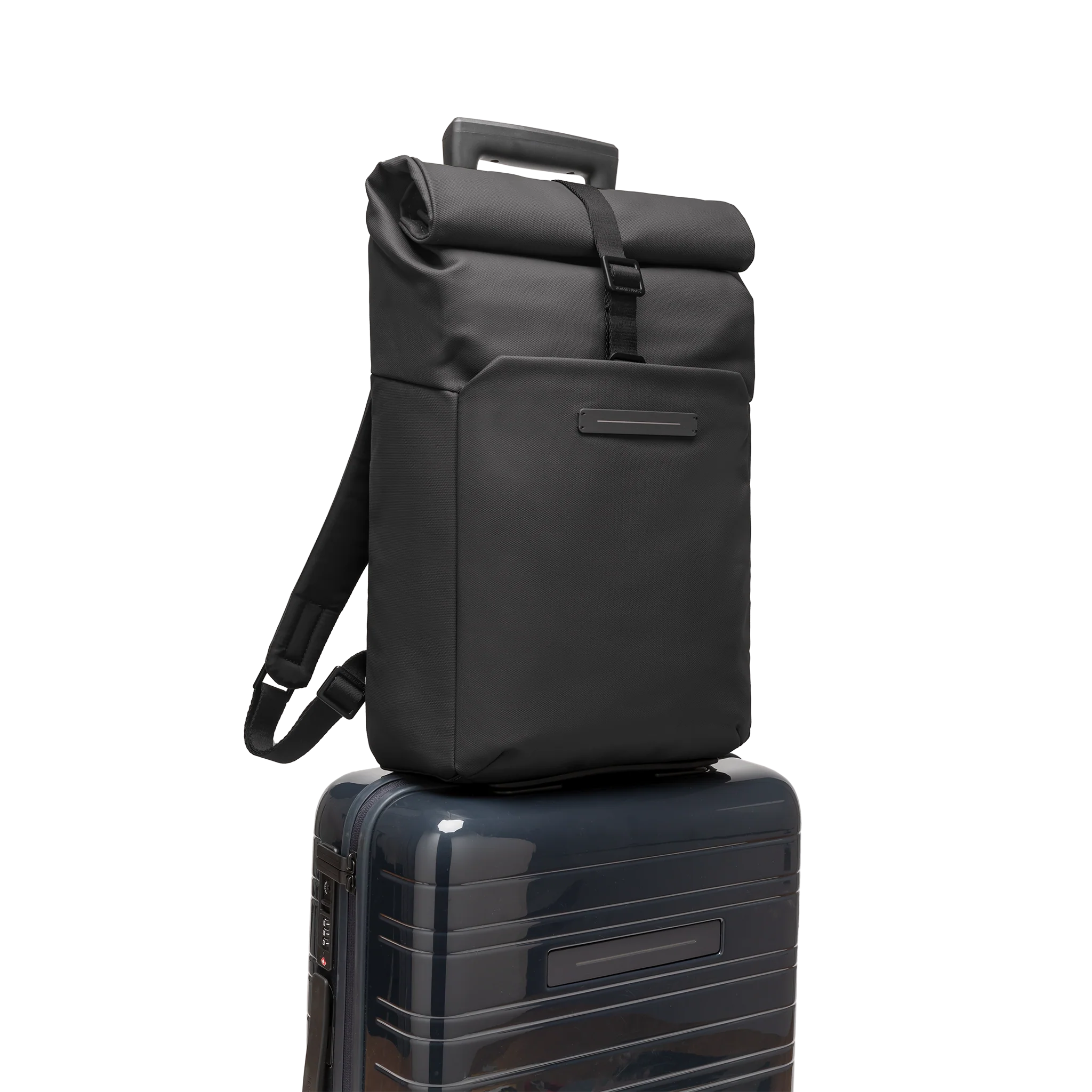 SoFo Rolltop Backpack X / All Black / Waxed Canvas - Image 10